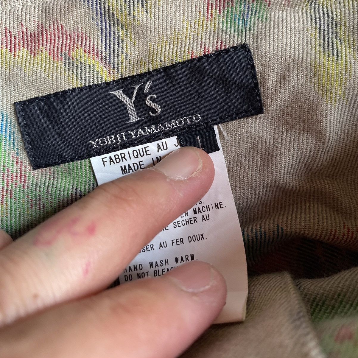 Yohji Yamamoto Y’s Cotton Floral Prints Cropped Pants Size US 32 / EU 48 - 5 Thumbnail