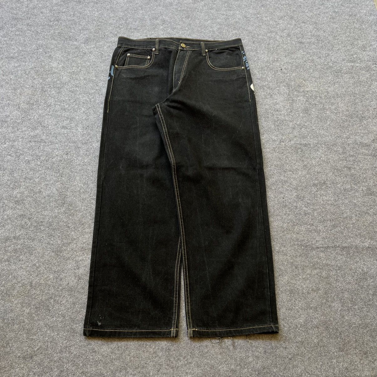 JNCO × Vintage Vintage Townz Raw Blue Baggy Jnco Style Jeans Size US 40 / EU 56 - 4 Thumbnail