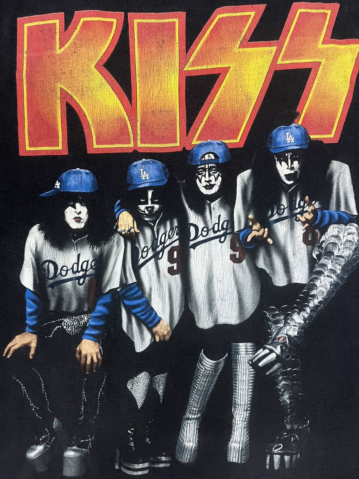 Band Tees × Kith × Vintage Vintage Kiss 90s t shirt Size US XL / EU 56 / 4 - 3 Thumbnail