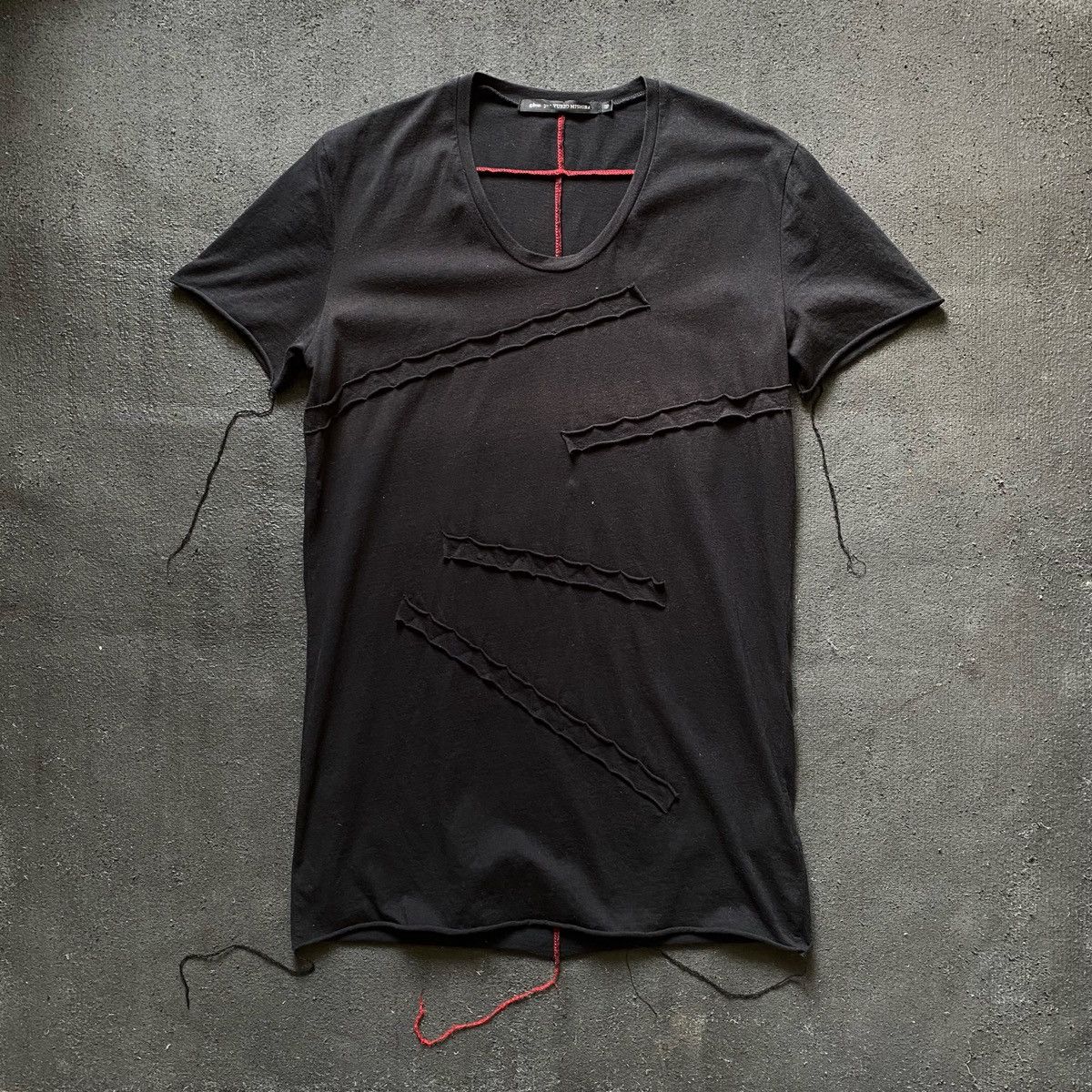 image of Avant Garde x Gene Par Yukio Mishiba Backcross T-Shirt in Black, Men's (Size Medium)