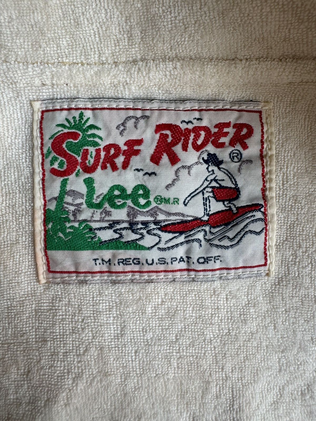 Lee VERY RARE VINTAGE JACKET TRUCKER LEE SURF RIDER OVER PRINT Size US M / EU 48-50 / 2 - 7 Thumbnail