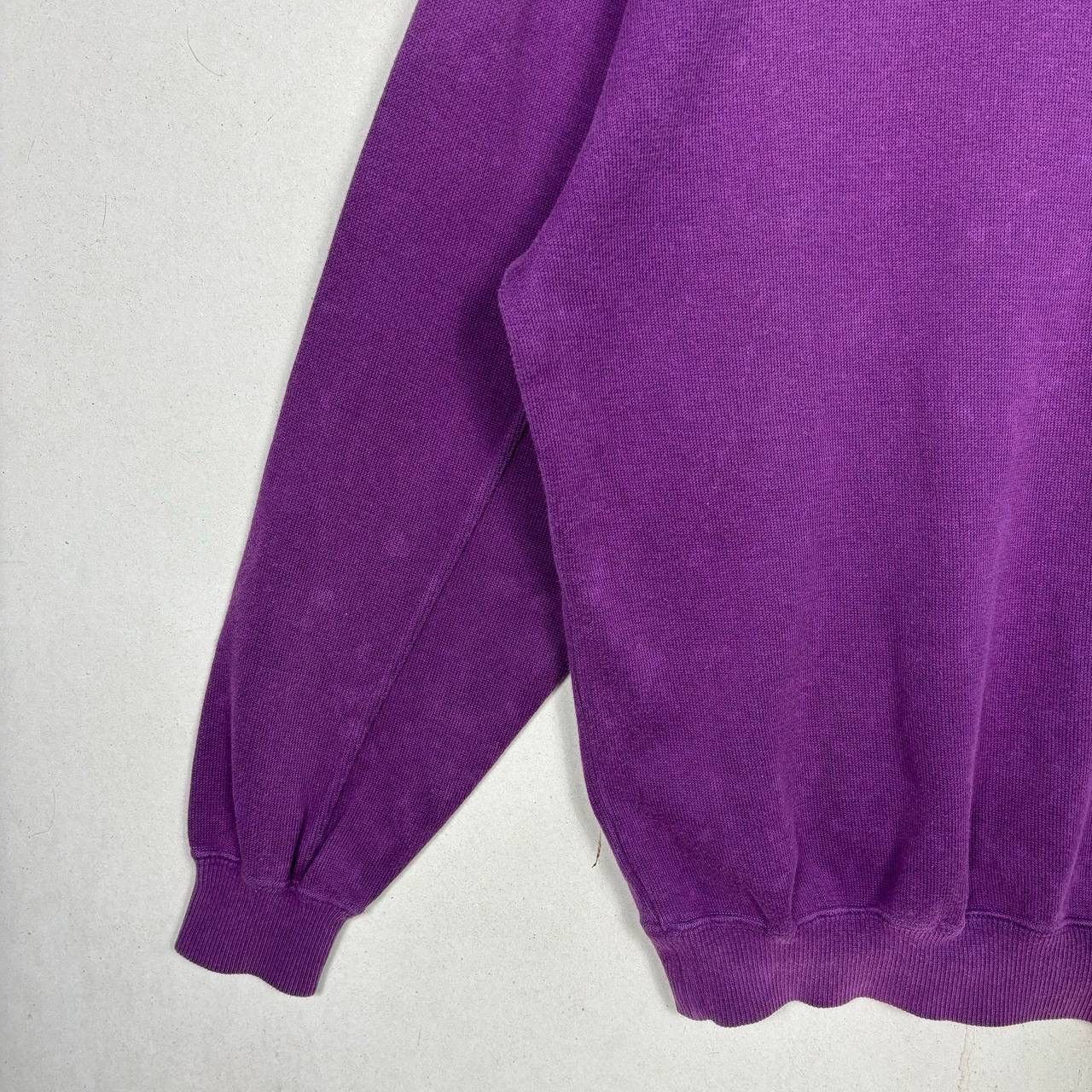 Kenzo Vintage KENZO GOLF Purple Embroidered Big Logo Sweatshirt M Size US M / EU 48-50 / 2 - 7 Thumbnail