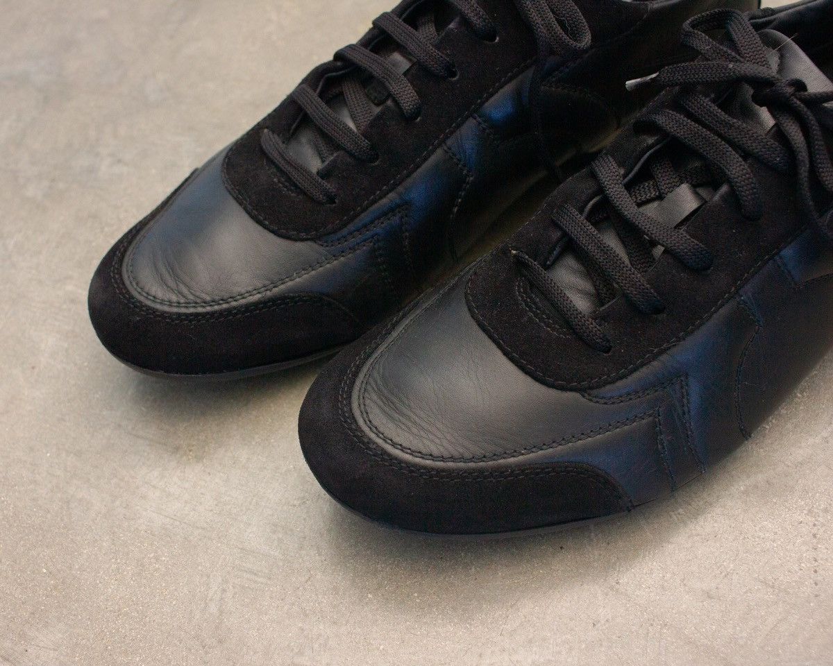 Salvatore Ferragamo Salvatore Ferragamo Men’s Black Suede Sneaker Shoes SZ:11.5 Size US 11.5 / EU 44-45 - 9 Thumbnail