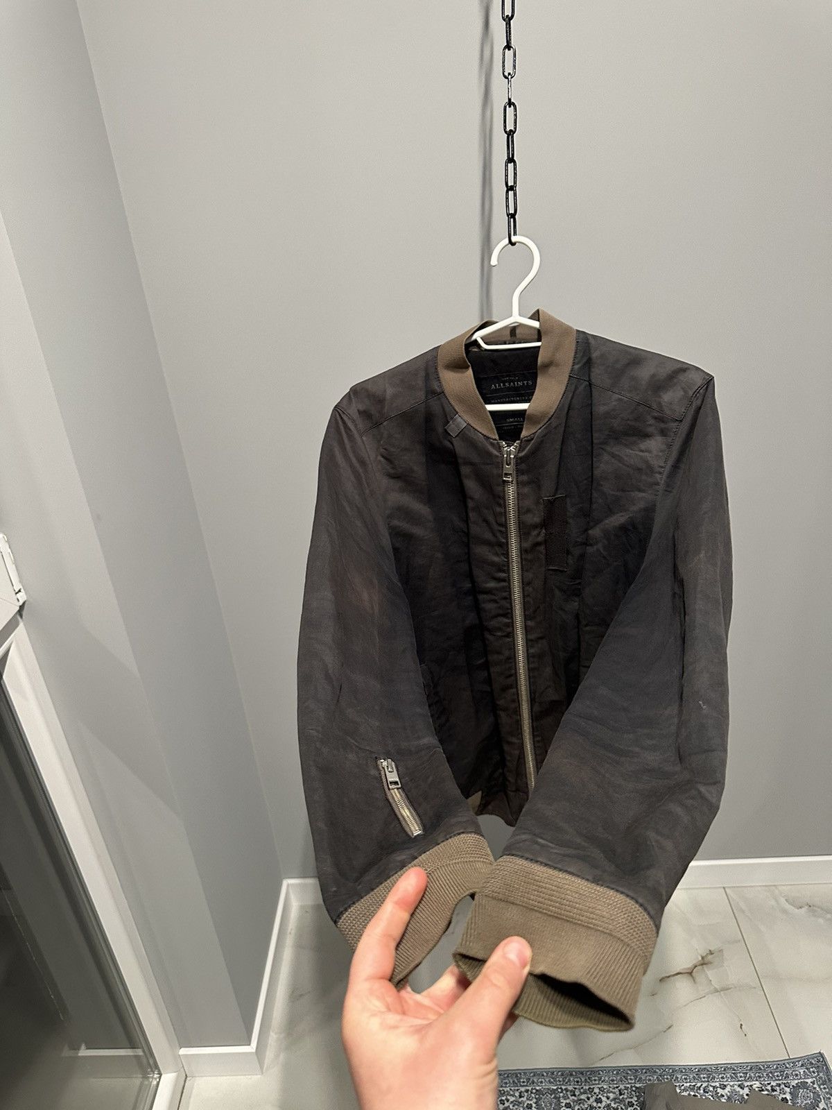 Allsaints All Saints Bomber Faded Jacket Avant Garde Rick Owens Type Size US S / EU 44-46 / 1 - 21 Thumbnail