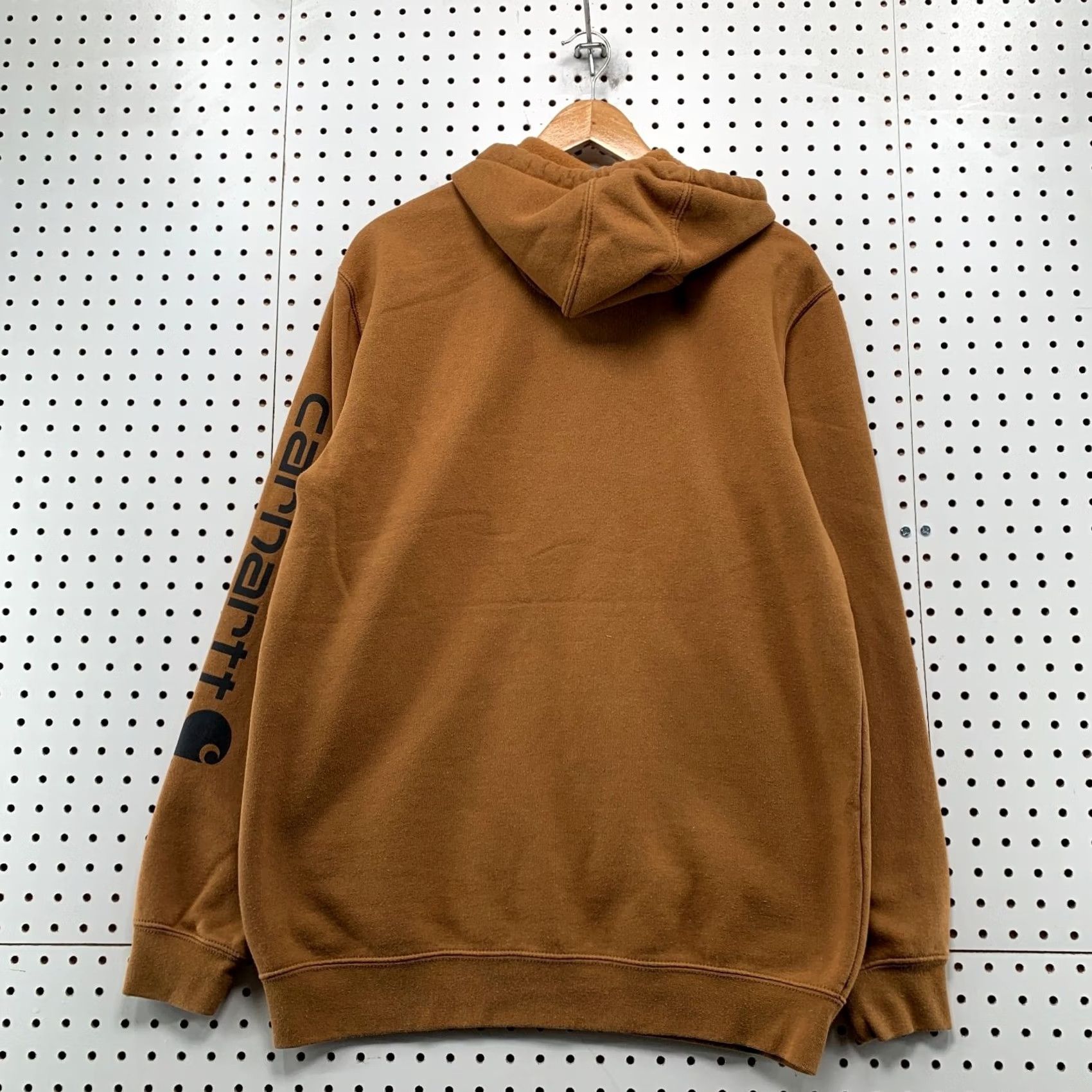 Carhartt Carhartt Hoodie Sweatshirt Mens M Brown Loose Fit Hooded Workwear Size US M / EU 48-50 / 2 - 2 Thumbnail