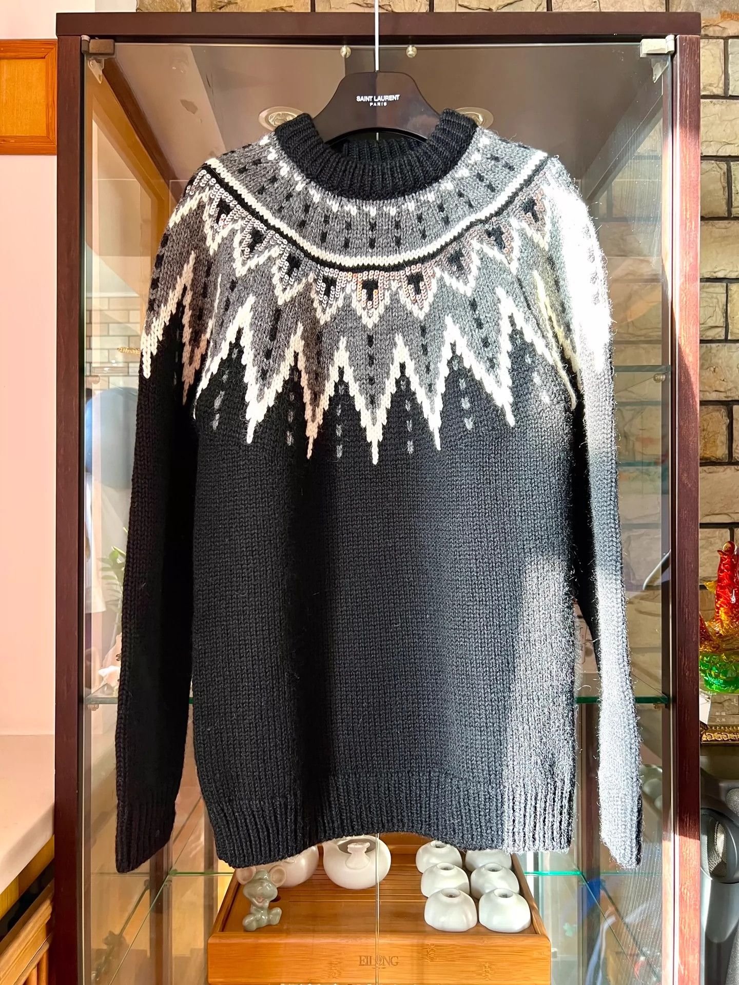 Saint Laurent Paris Saint Laurent Paris Wool sweater Size US M / EU 48-50 / 2 - 1 Thumbnail
