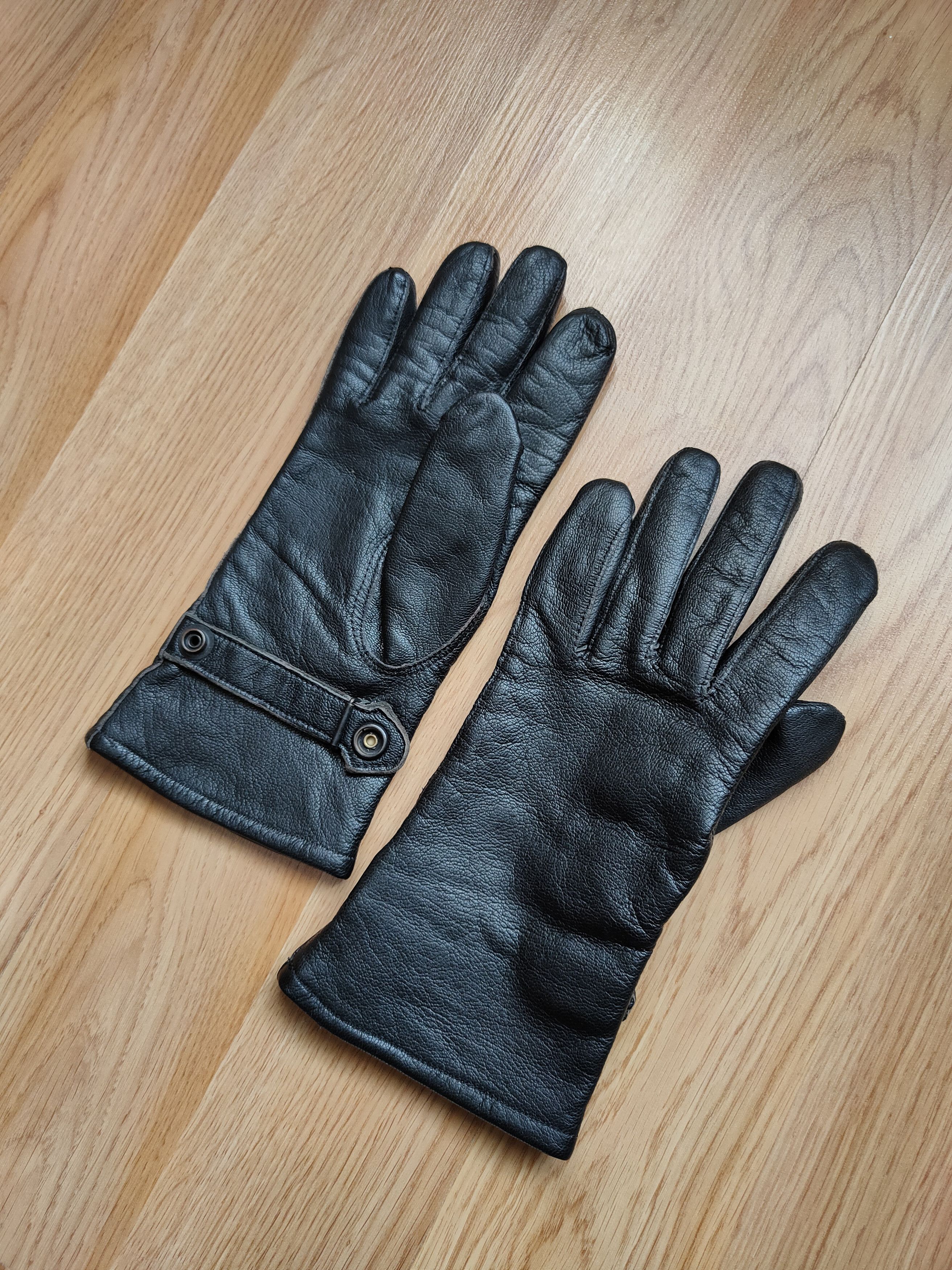 Designer Vintage Y2K Mens Leather Gloves KMA88 Size ONE SIZE - 4 Thumbnail