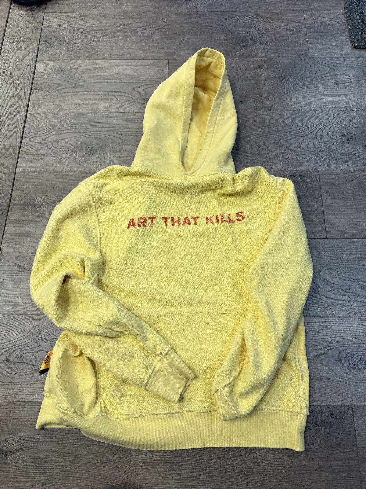 Gallery Dept. Gallery dept sleeve hooded sweatshirt yellow large Size US L / EU 52-54 / 3 - 1 Thumbnail