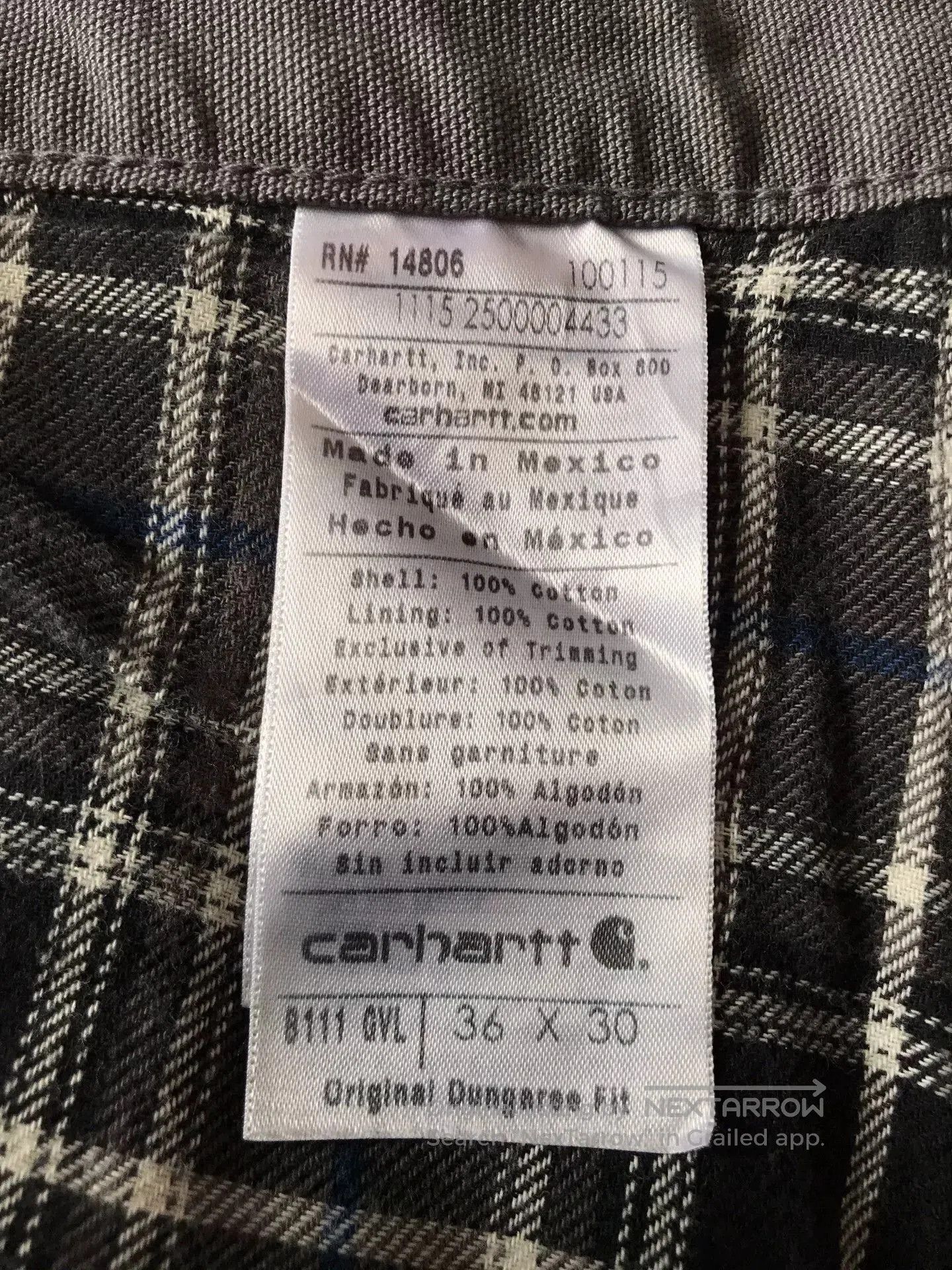 Carhartt Carhartt B111 Washed Canvas Work Pants. Size US 36 / EU 52 - 9 Thumbnail