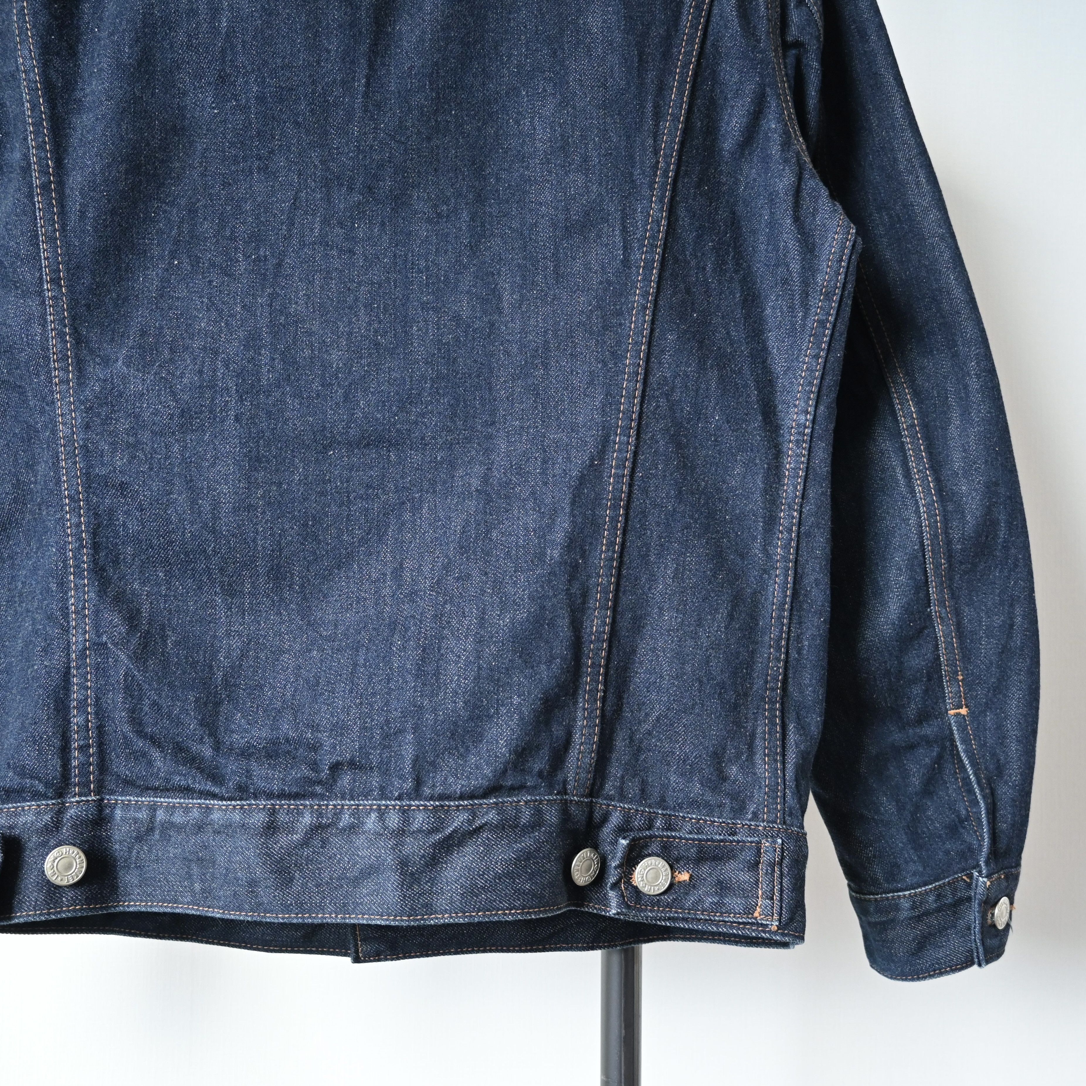 HOLLYWOOD RANCH MARKET H.R.MARKET indigo denim tracker jacket made in Japan Size US M / EU 48-50 / 2 - 4 Thumbnail