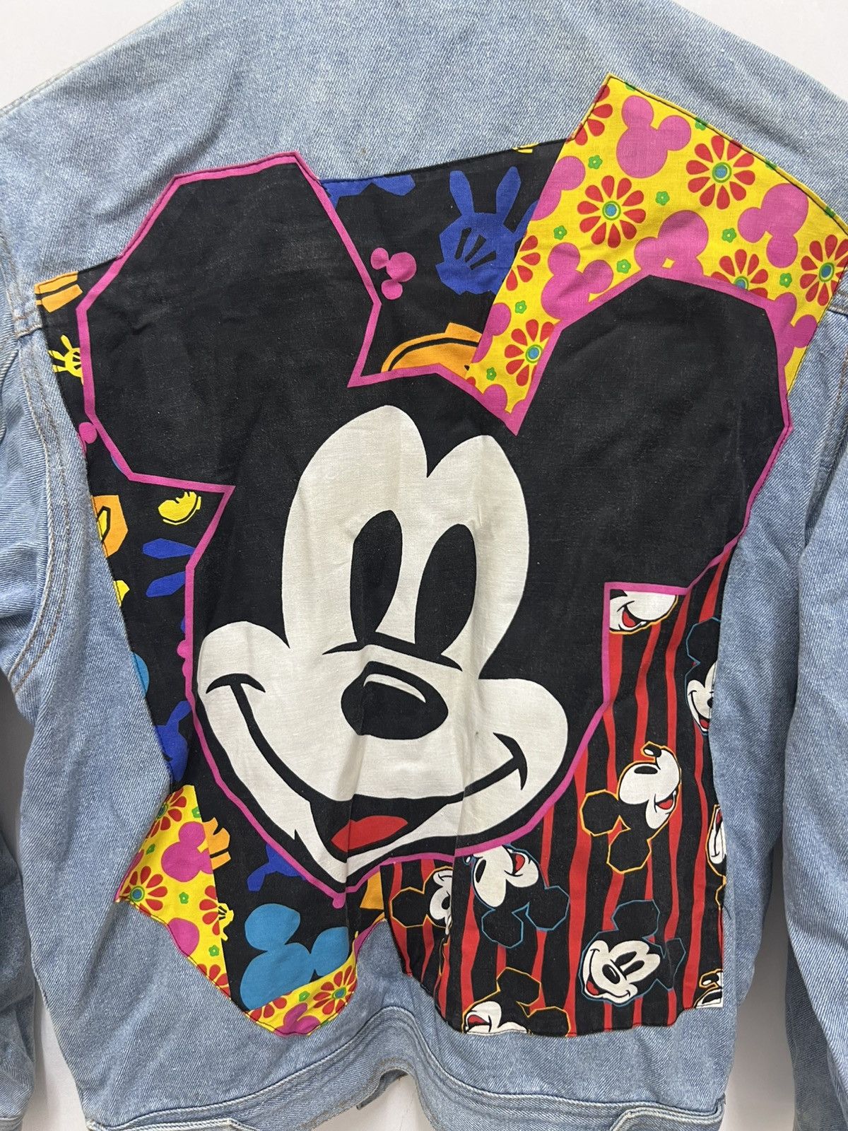 Mickey Mouse × Vintage Vintage Mickey Mouse Denim Jacket Size US S / EU 44-46 / 1 - 6 Thumbnail