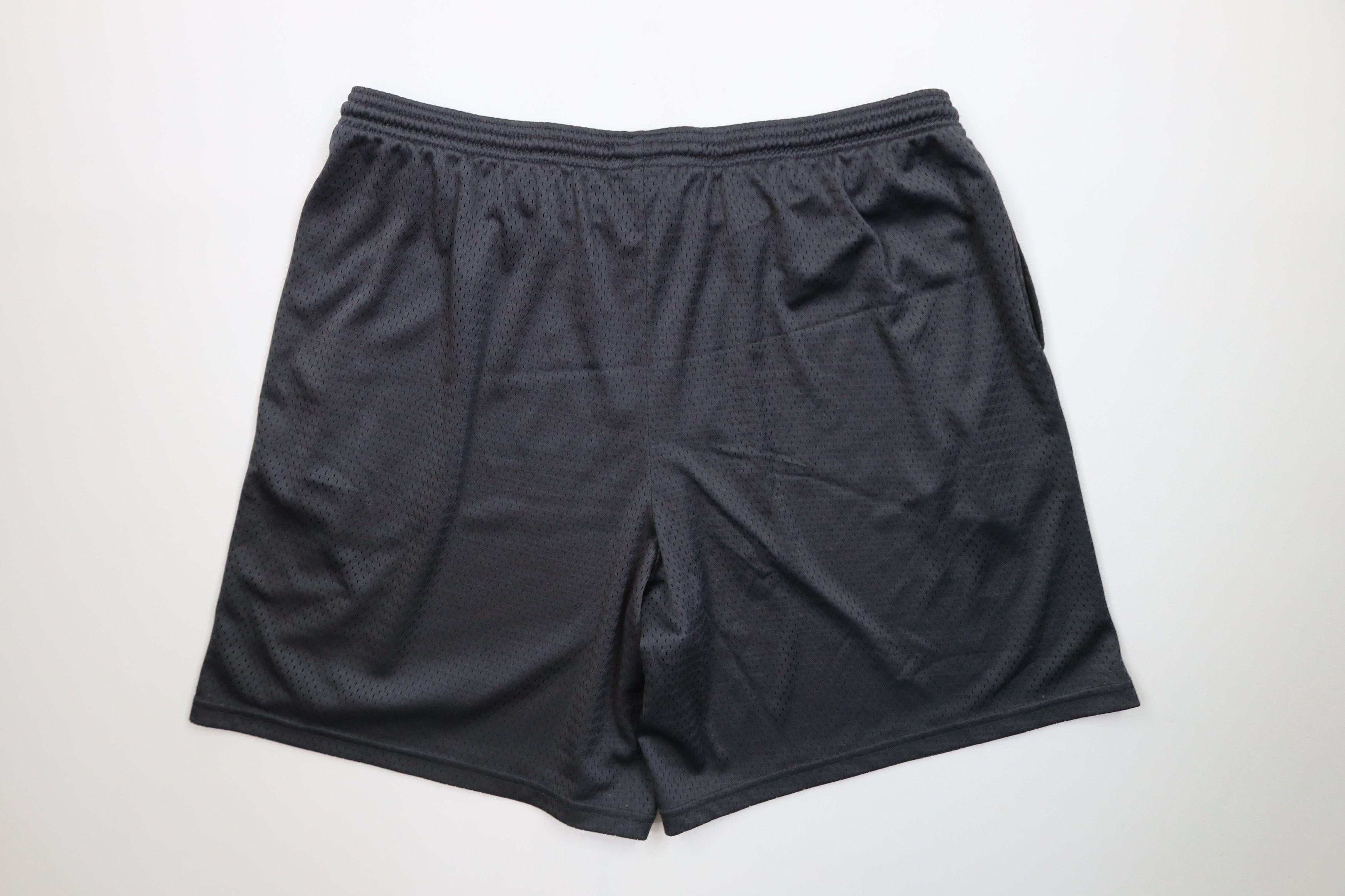 Vintage Vintage 90s Y2K Streetwear Knee Mesh Shorts Gray Polyester Size US 36 / EU 52 - 8 Thumbnail