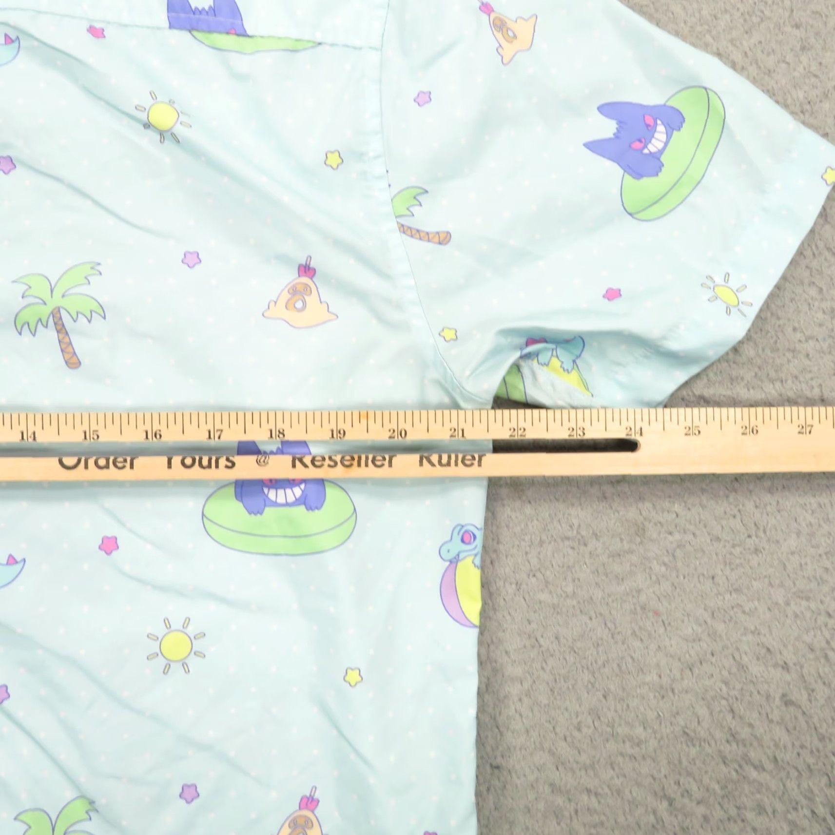Vintage VINTAGE Pokemon Shirt Mens Medium Sugarstar Cafe Button Up Gengar Totodile Sandygast Size US M / EU 48-50 / 2 - 7 Thumbnail