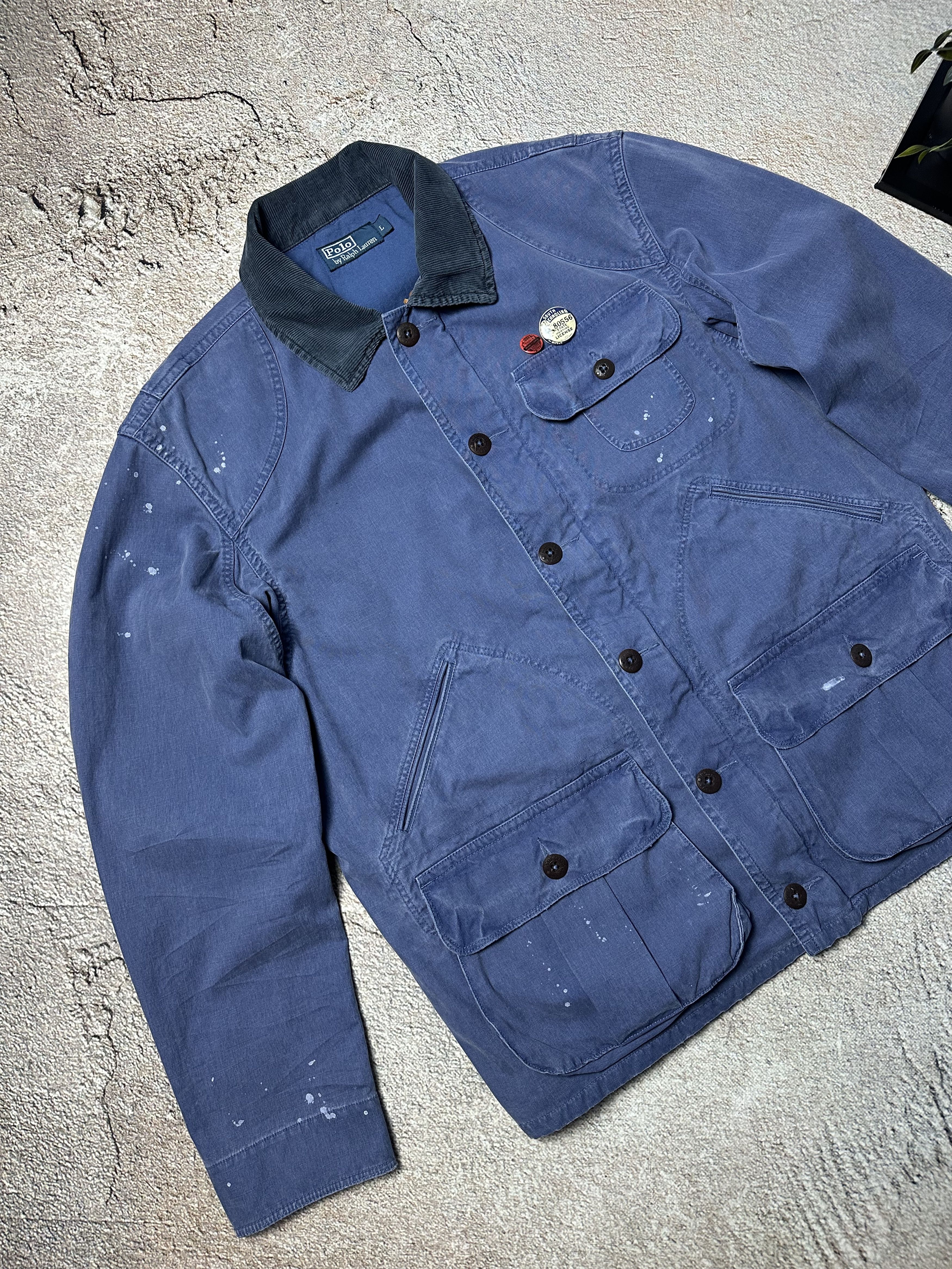 Polo Ralph Lauren × Ralph Lauren × Vintage Vintage polo ralph lauren jacket indigo mohawk RRL Size US L / EU 52-54 / 3 - 2 Thumbnail