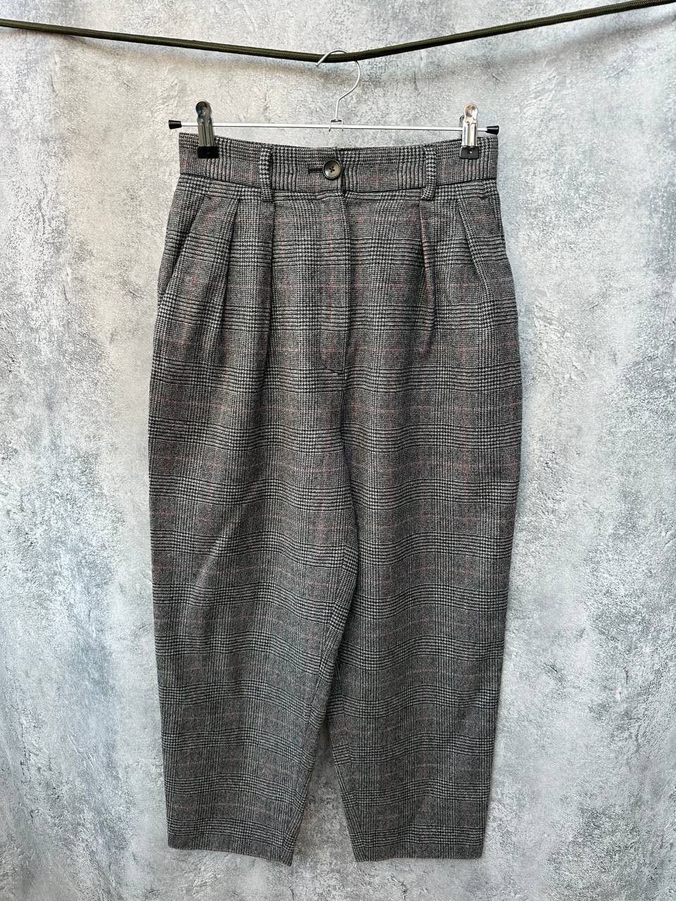 Other TOAST Wool Glen Check Trousers Vintage Classic Wool Pants Size 23" - 1 Thumbnail