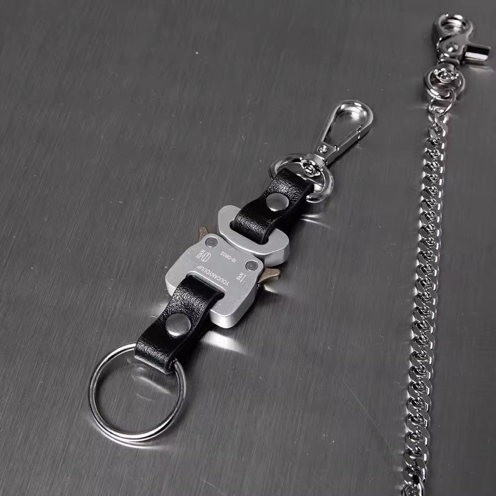 Japanese Brand × Jewelry Fashion Multifunctional Cowhide Ieather Pants Chain Size ONE SIZE - 2 Thumbnail