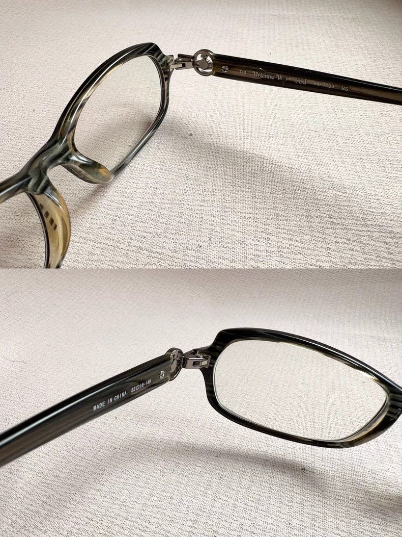 Vivienne Westwood Vivienne Westwood Vintage Grayish Brown Metal Saturn Squar Size ONE SIZE - 3 Thumbnail