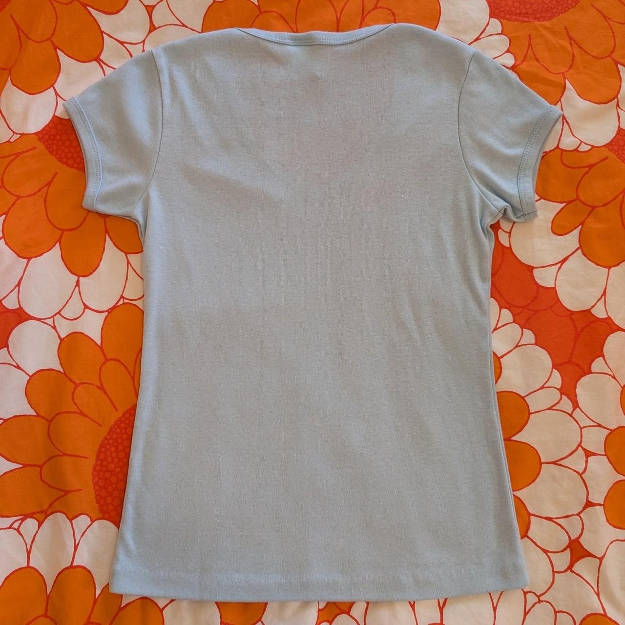Vintage Vintage 70s Here Today Gone to Maui Model T Light Blue Tee Size S / US 4 / IT 40 - 3 Thumbnail
