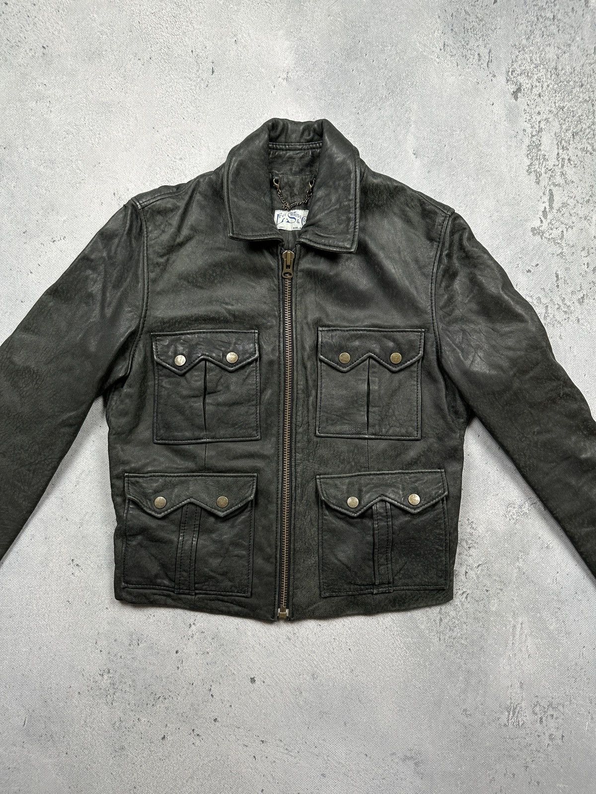 Levi's Vintage Levi’s Sample Leather Jacket Western Cut 90s Rare Size S / US 4 / IT 40 - 19 Thumbnail