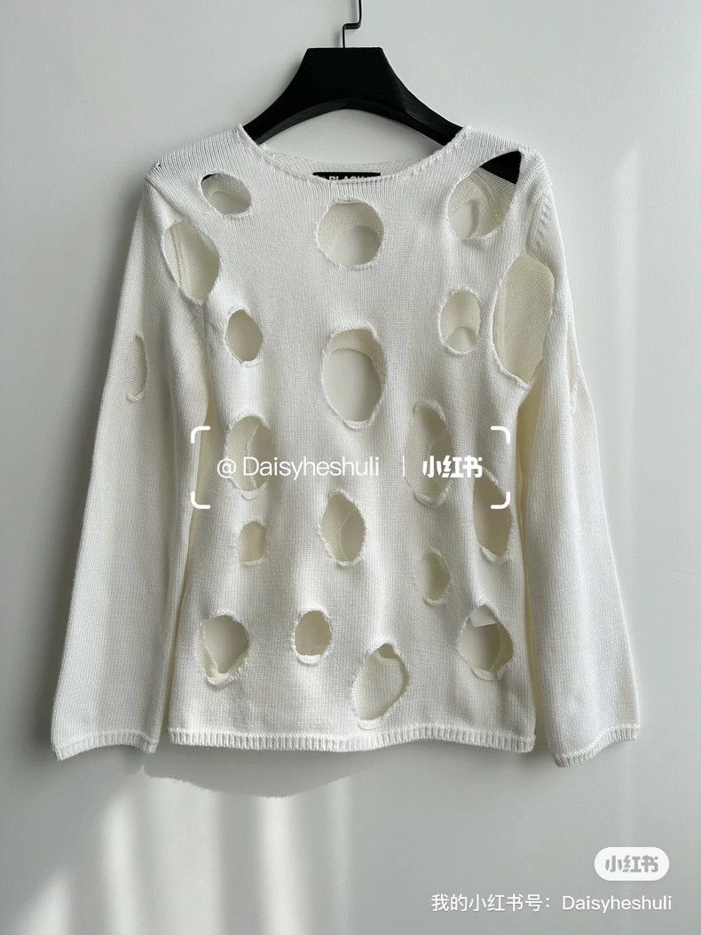 Comme des Garcons Comme Des Garcons Holed sweater hollowed-out sweater Size XS / US 0-2 / IT 36-38 - 4 Thumbnail