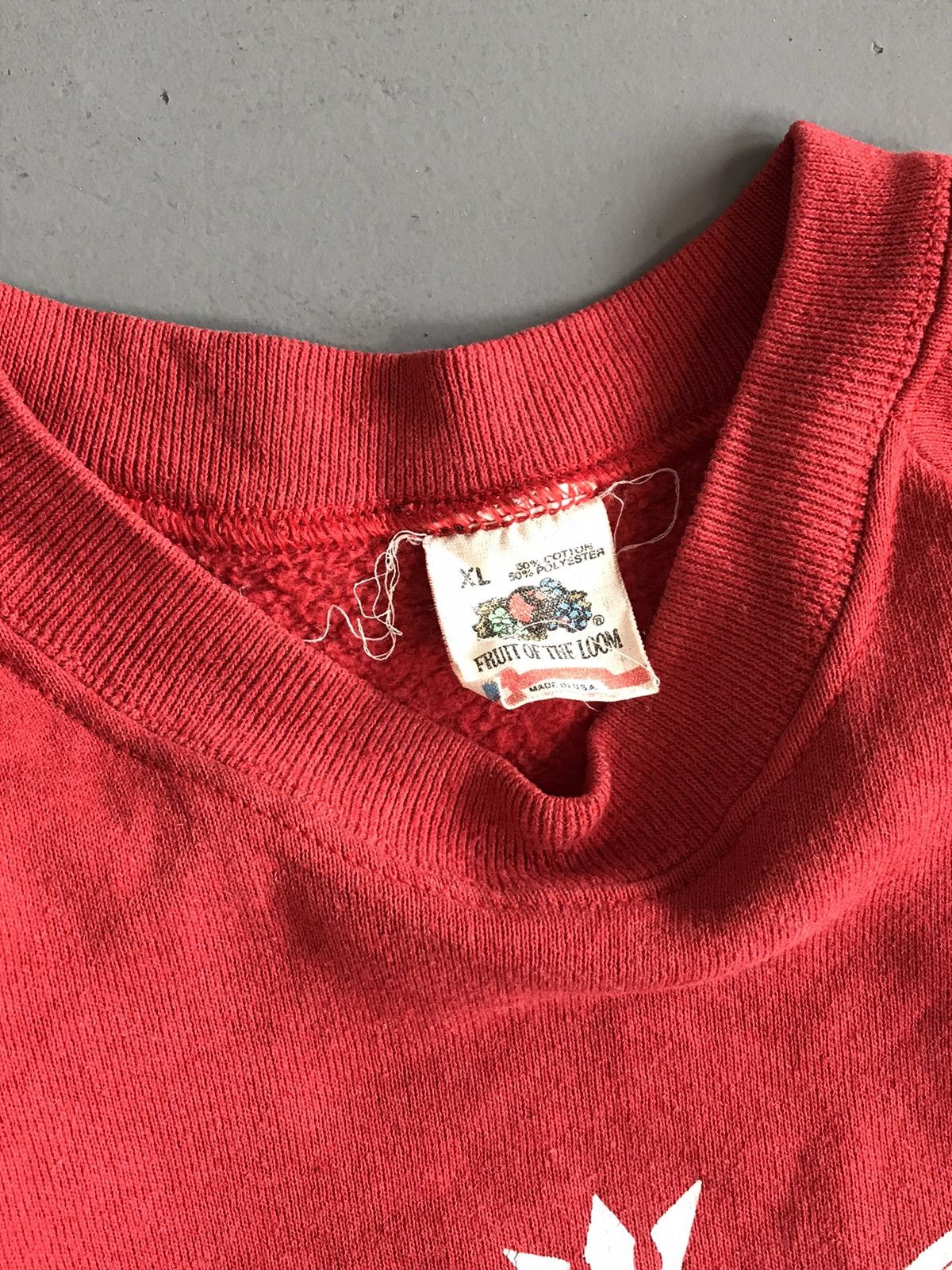 Fruit Of The Loom × Vintage Rare vintage fruit of the loom eagle printed sweatshirt Size US XL / EU 56 / 4 - 4 Thumbnail