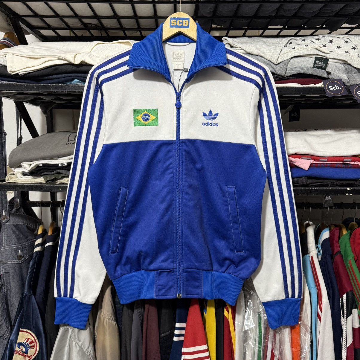 Vintage Vintage y2k adidas brazil rio de janeiro track top Size US XS / EU 42 / 0 - 5 Thumbnail