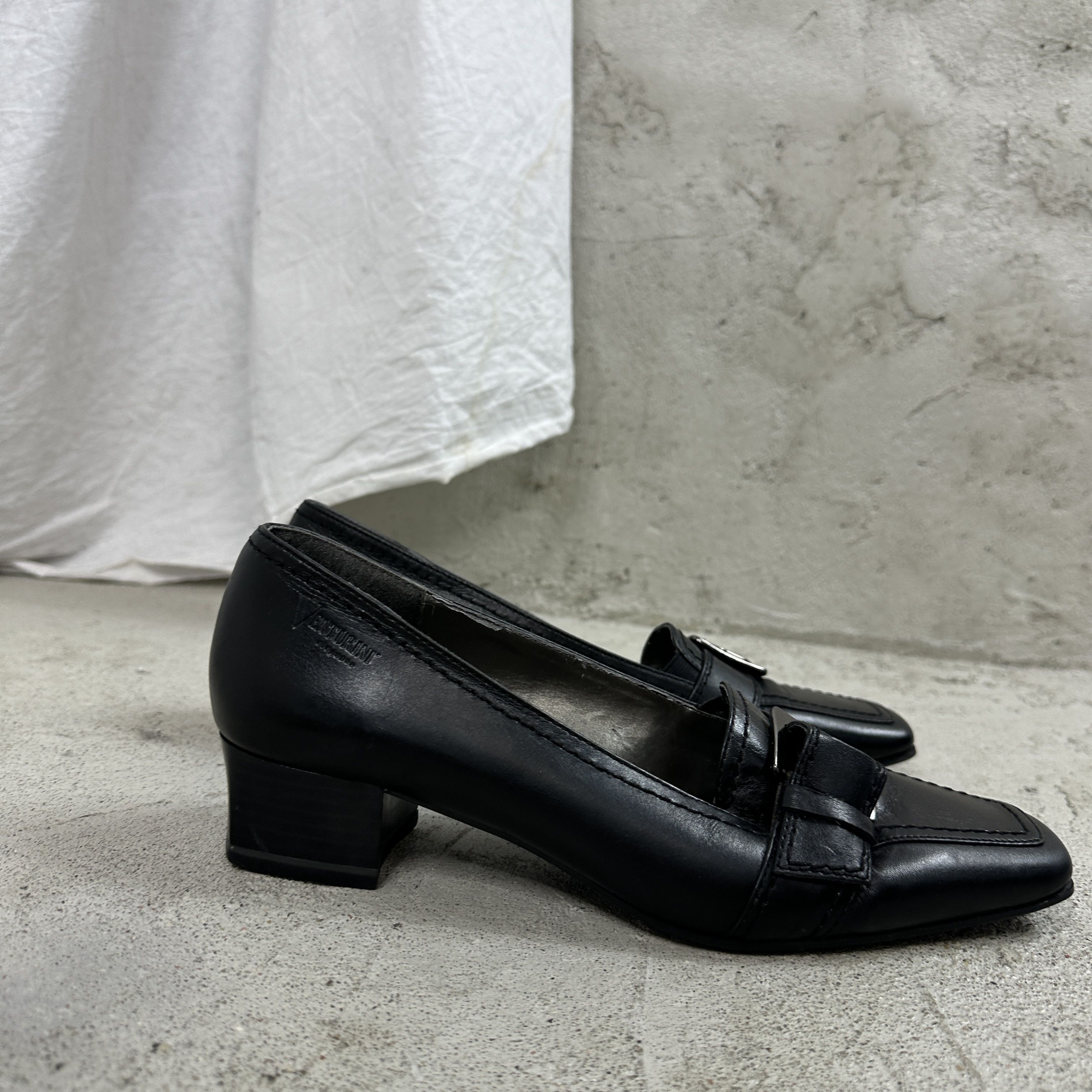 Vintage Vintage Avant Garde Leather 00s Buckled Moccasins Size US 10 / IT 40 - 5 Thumbnail