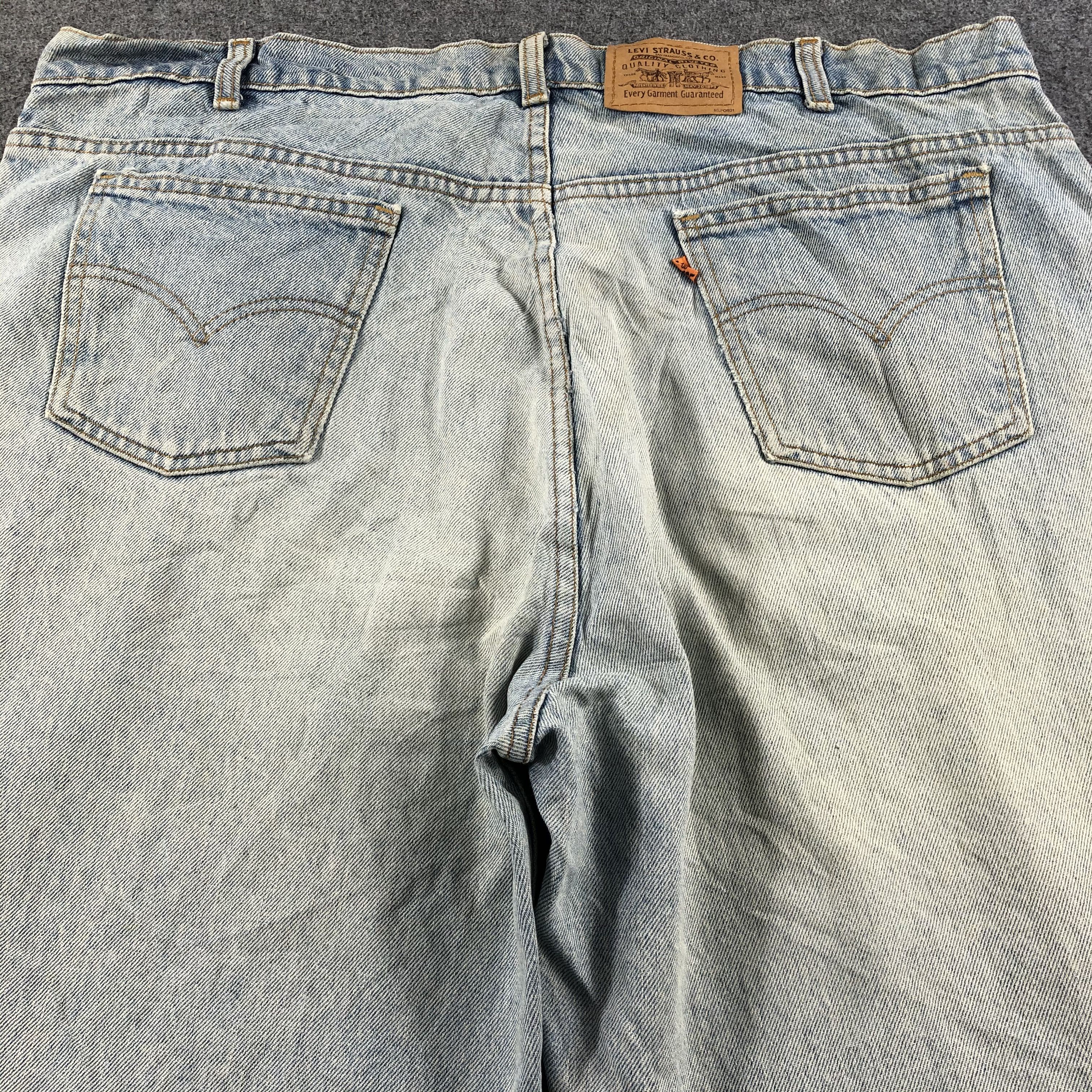 Levi's 90s Vintage Light Wash Levis Jeans-J2643 Size US 43 - 4 Thumbnail