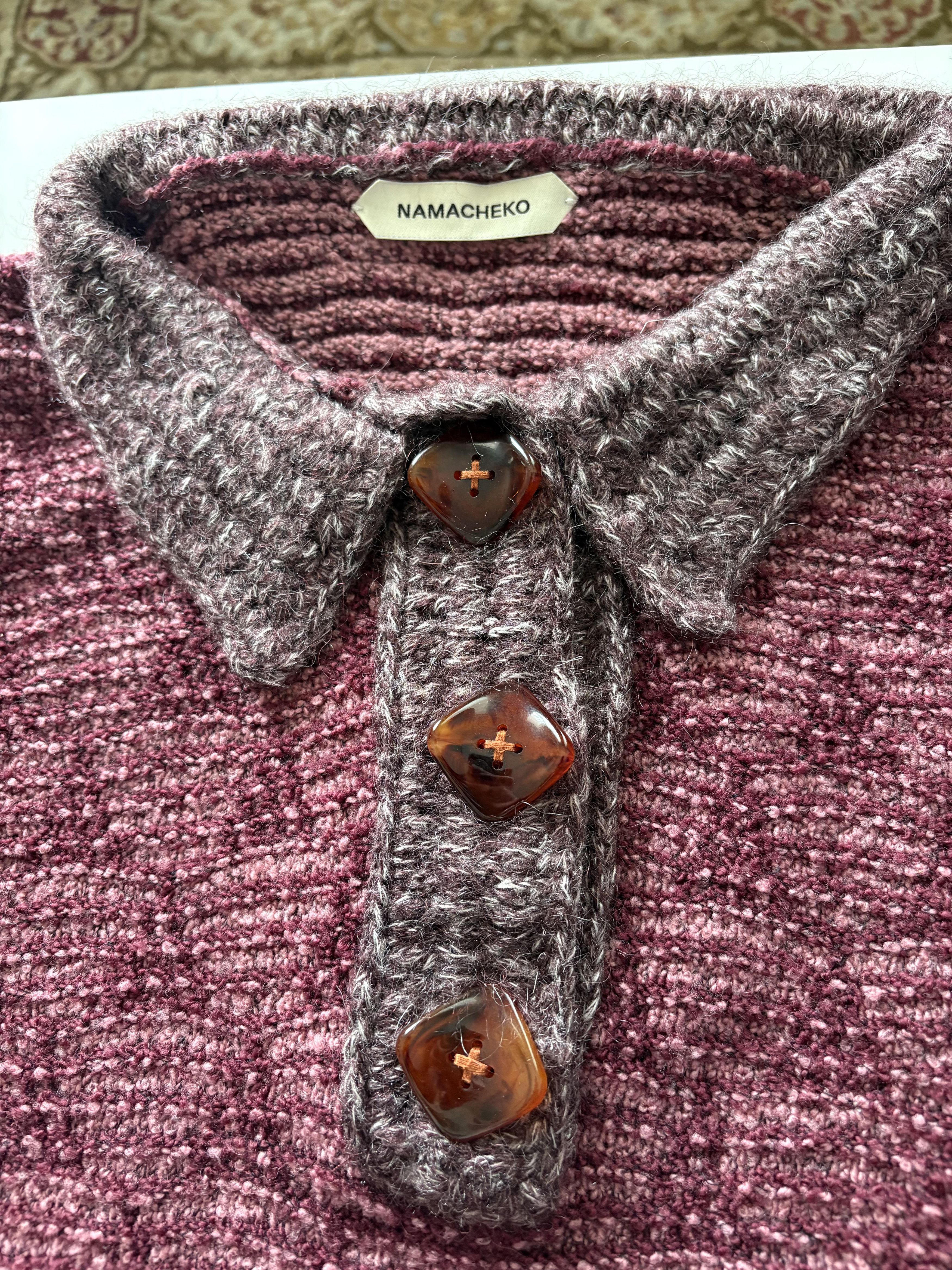 Namacheko Namacheko Wool Swey Knit Polo Size L Size US L / EU 52-54 / 3 - 2 Thumbnail