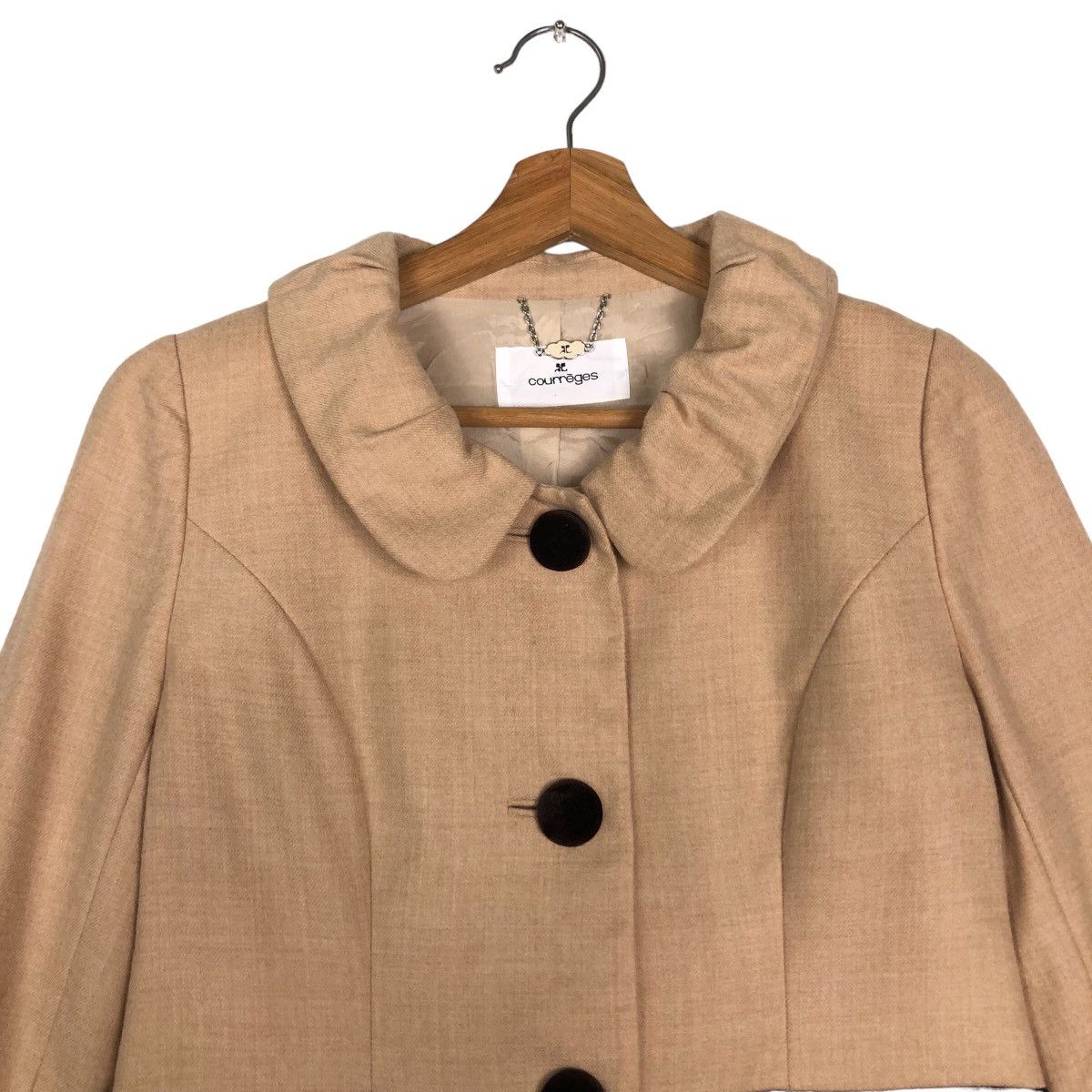 Issey Miyake 🔥Vtg Cropped Jacket Courreges Japan Issey Miyake Size M / US 6-8 / IT 42-44 - 3 Thumbnail