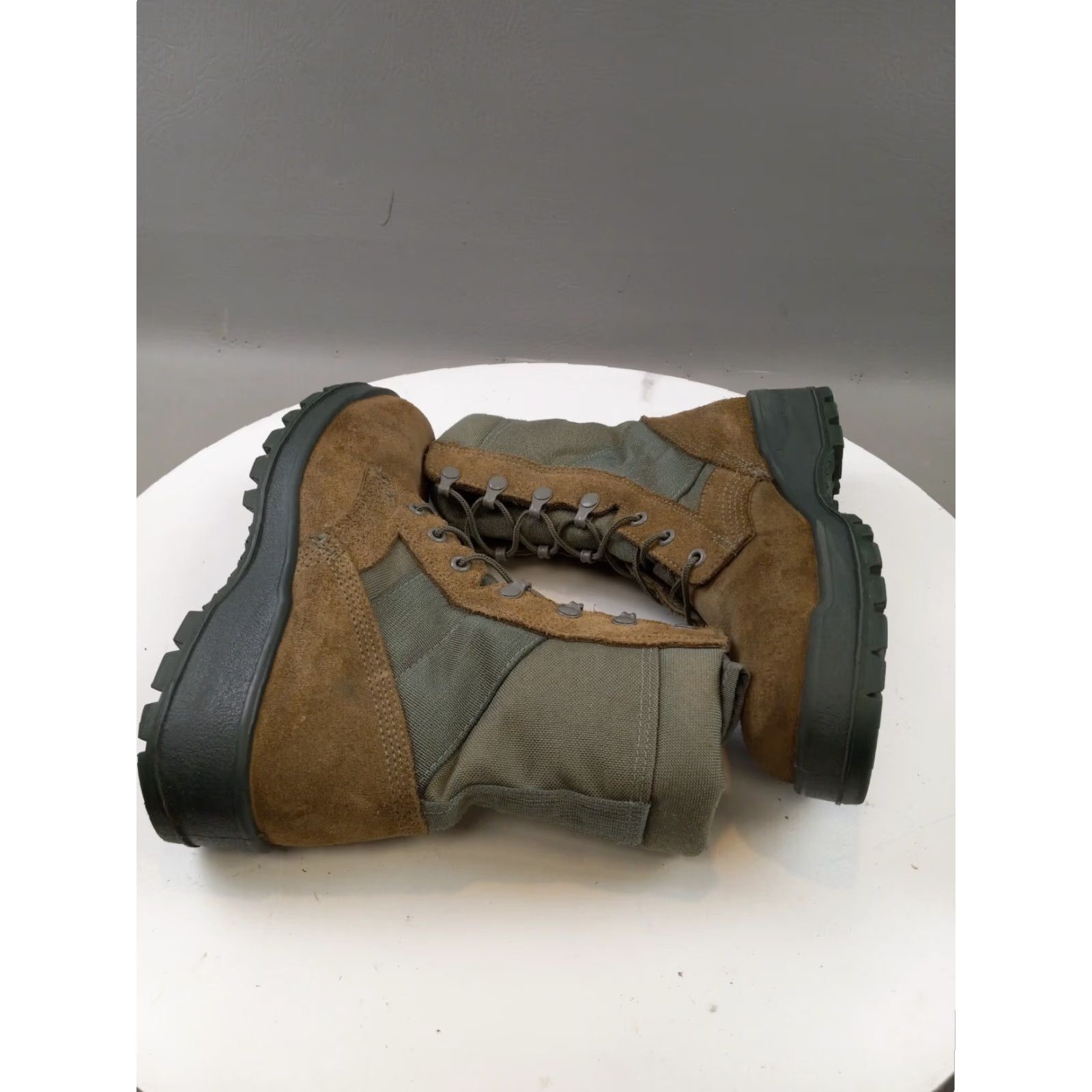 Vibram Vibram Mondo PT Military Boots Green 6R 8430 Steel Toe Unisex Adults Wide Leather Desert Boots Mens Size US 6 / EU 39 - 6 Thumbnail