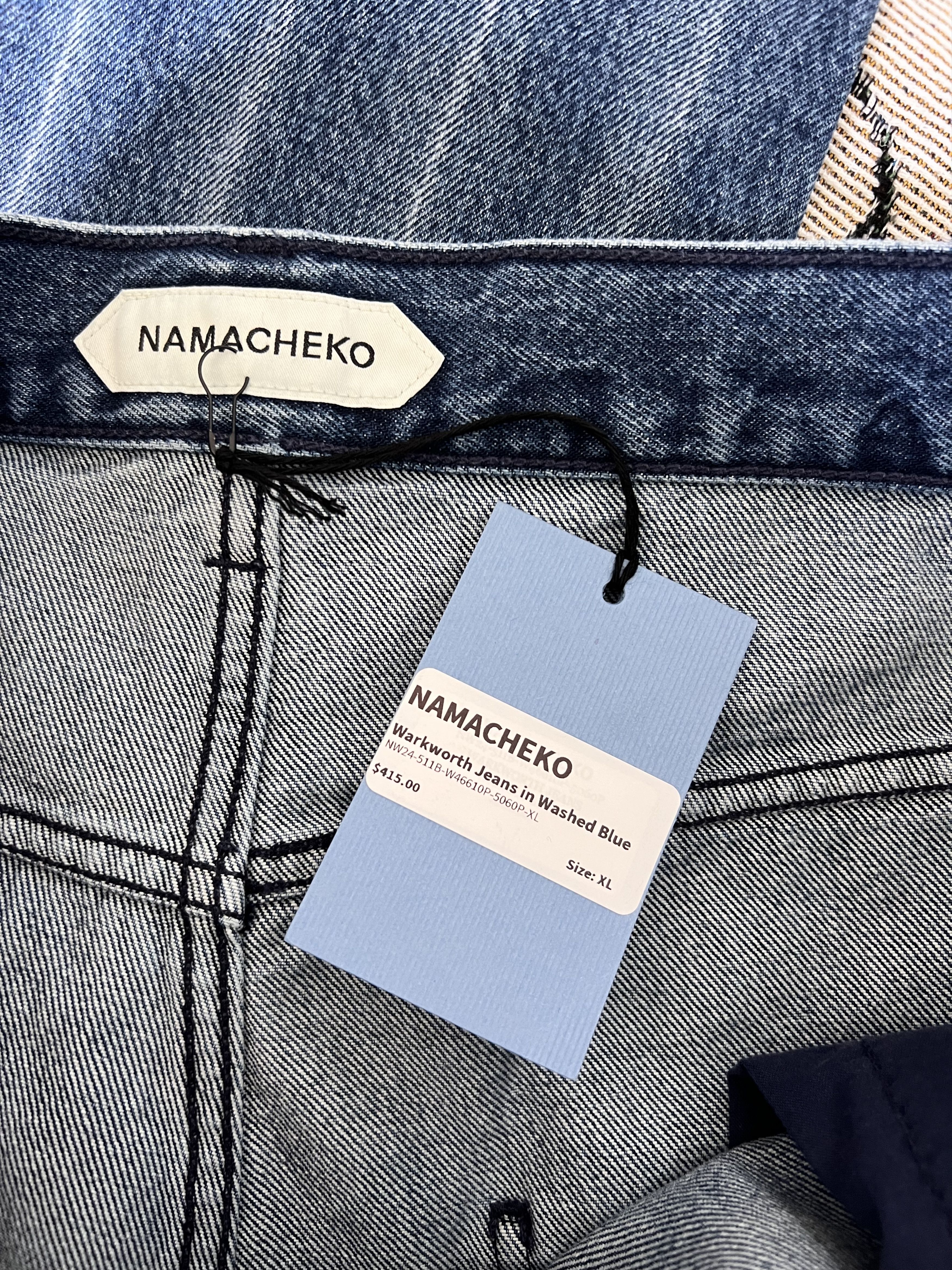 Namacheko Namacheko Warkworth Jeans in Washed Blue Size US 36 / EU 52 - 7 Thumbnail