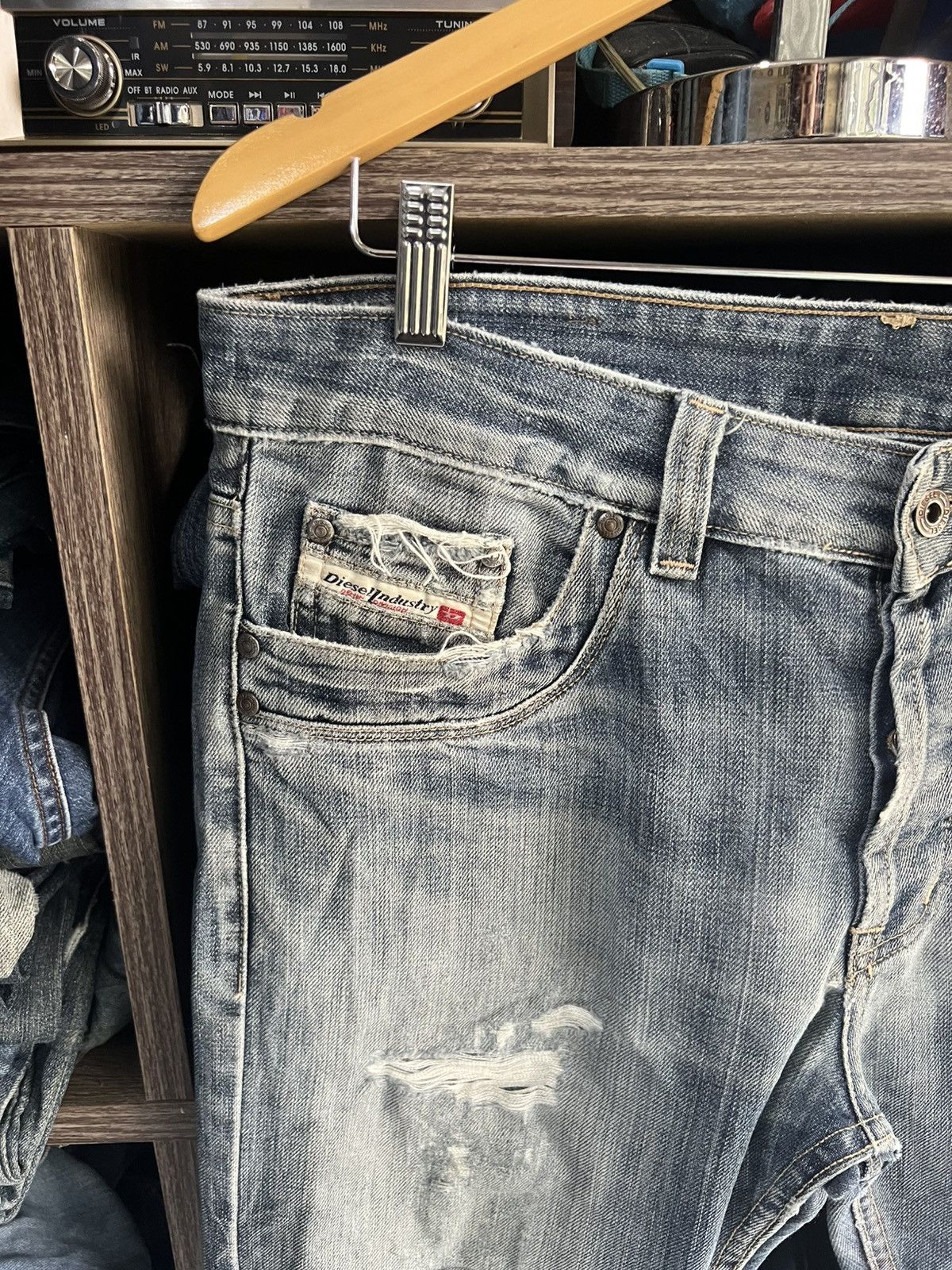 🔥Vintage Diesel Cardiel Made in Italy Distressed Denim