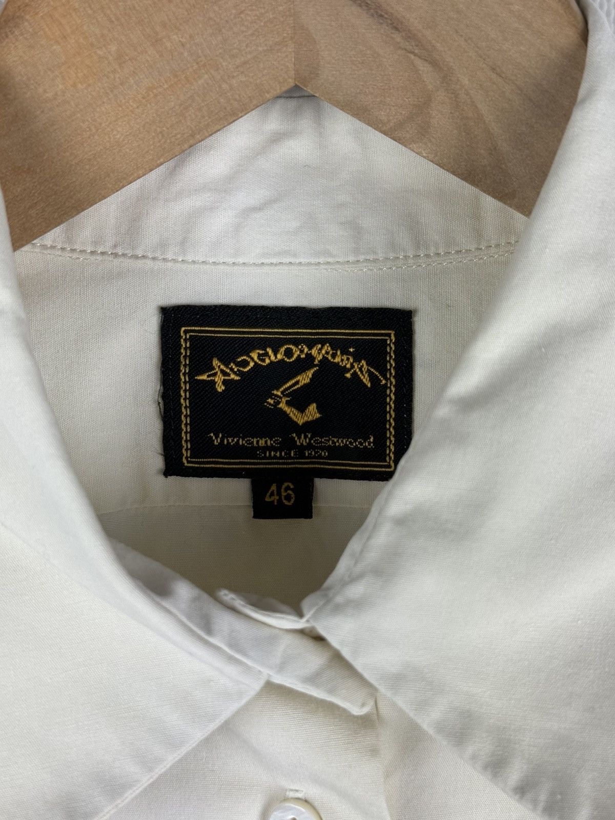 Vivienne Westwood Vivienne Westwood Anglomania L/S Big Logo Button Up Shirt Size L / US 10 / IT 46 - 10 Thumbnail