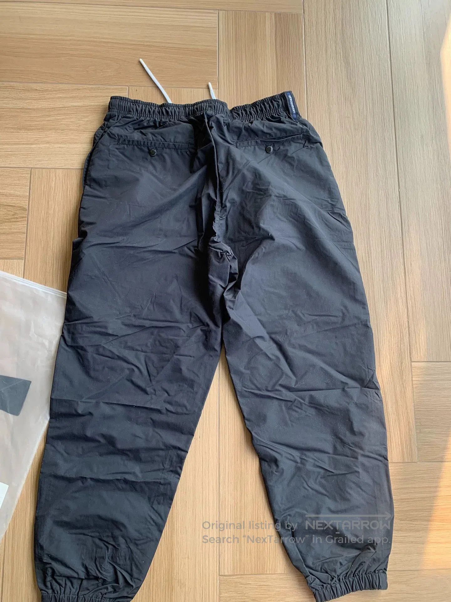 Descendant Black Casual Drawstring Pants Size 34. Size US 34 / EU 50 - 2 Thumbnail