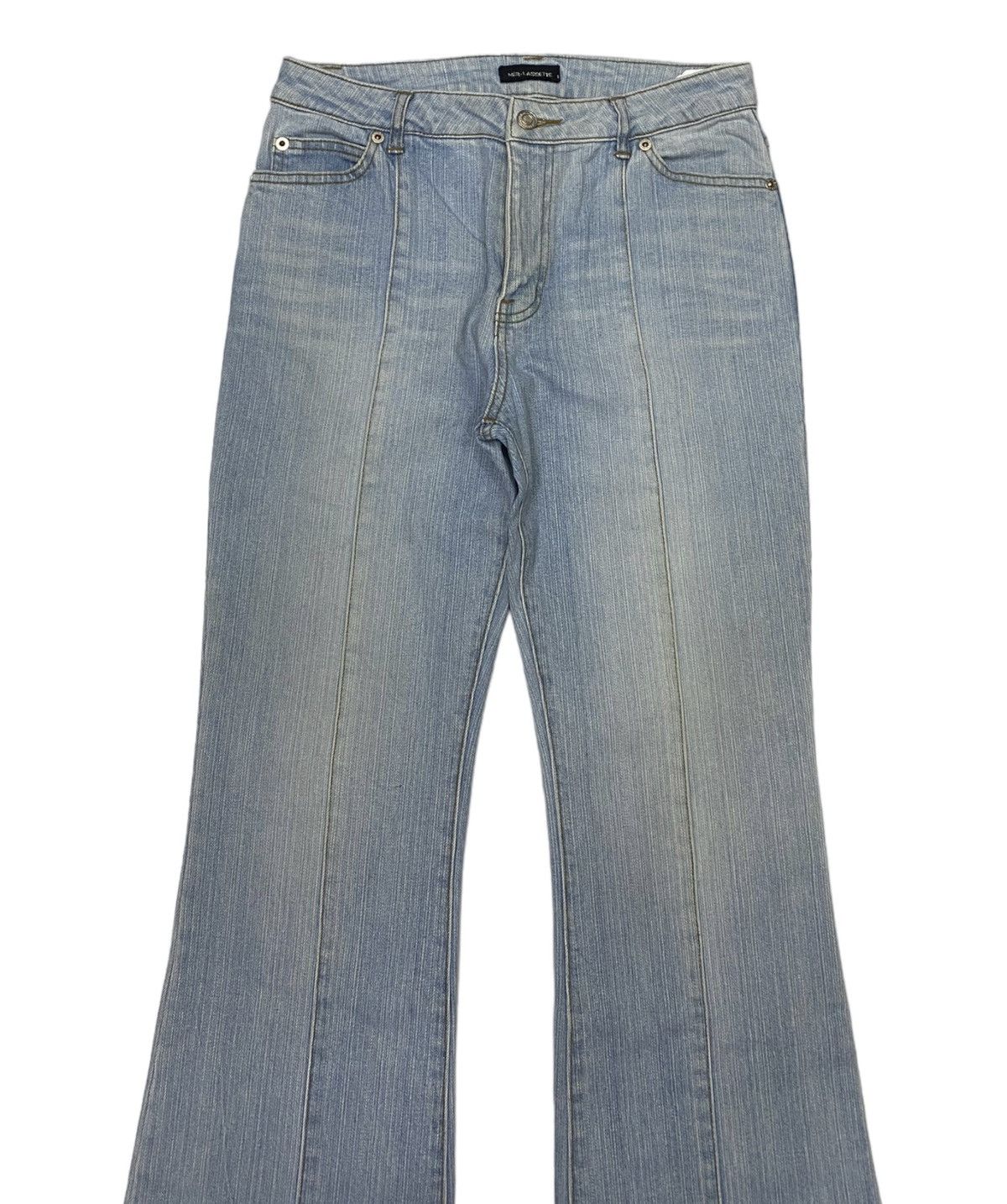 FLARED🔥MER LASSETTE JAPAN FLARE DISTRESSED DENIM JEANS