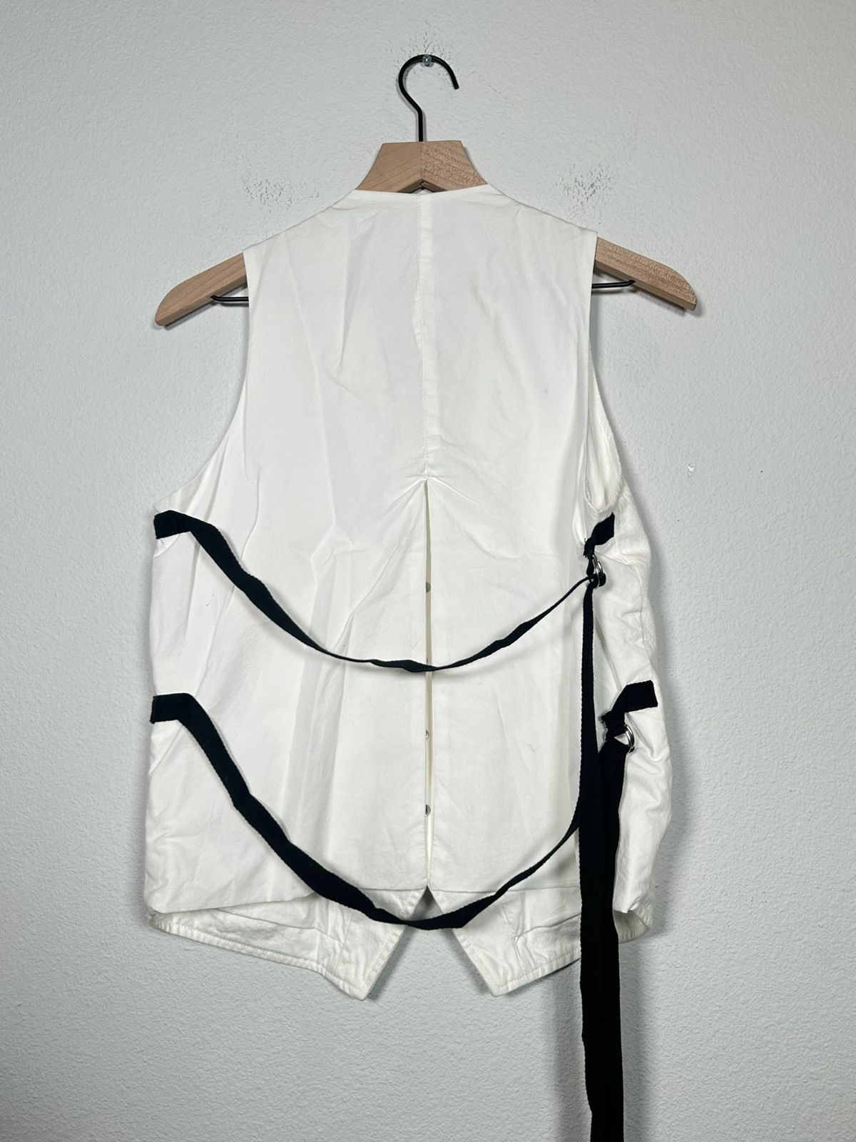Ann Demeulemeester SS22 Bondage Strap Button Waist Coat Size US S / EU 44-46 / 1 - 3 Thumbnail