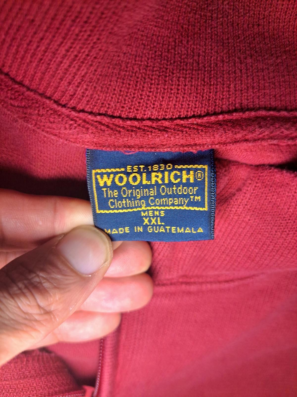Woolrich Woolen Mills Woolrich Sweater Mens XXL Red 100% Cotton Quarter Zip Size US XXL / EU 58 / 5 - 2 Thumbnail
