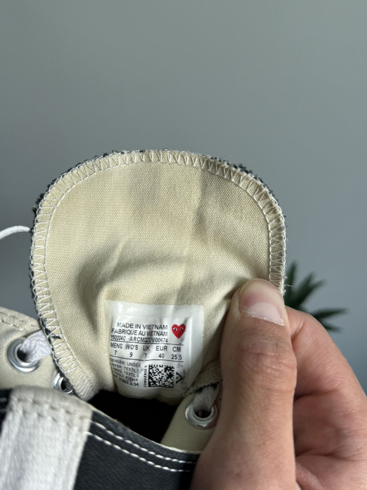 Comme des Garcons PLAY × Converse Converse x Comme des Garcons Play Sneakers Size US 7 / EU 40 - 11 Thumbnail