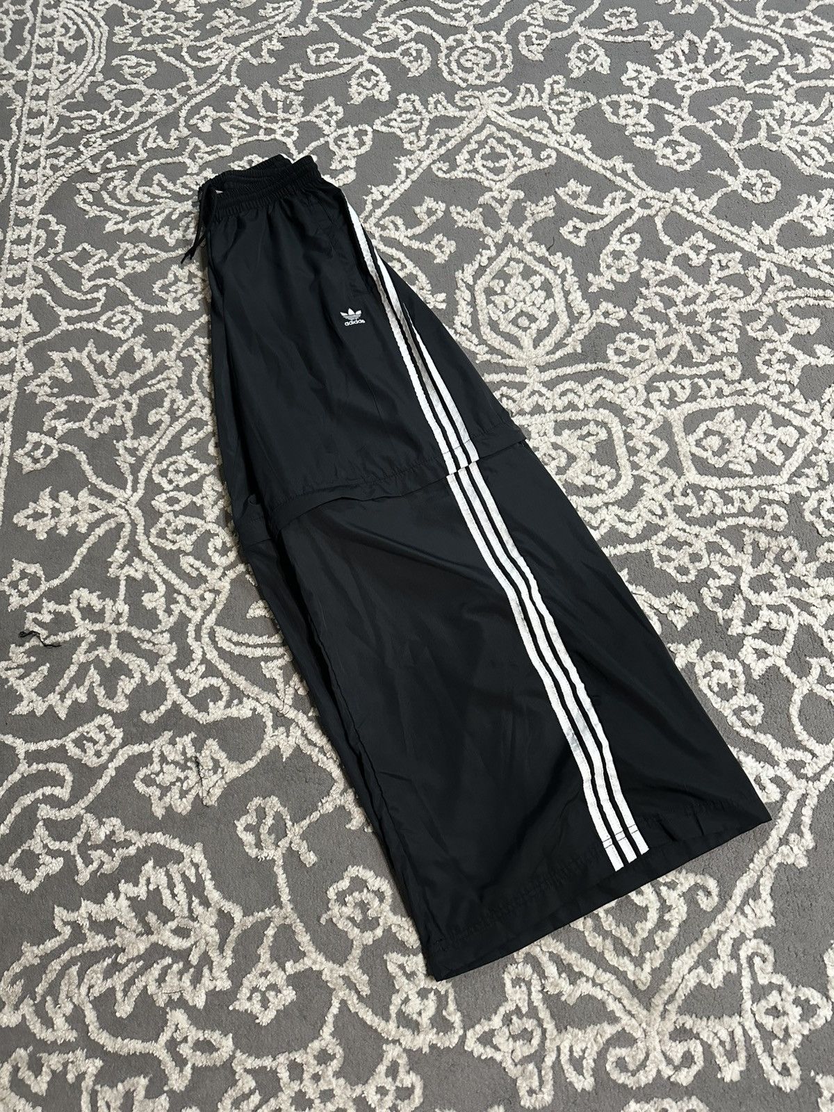 Adidas Adidas Black Wide Trackpants Size US 32 / EU 48 - 7 Thumbnail