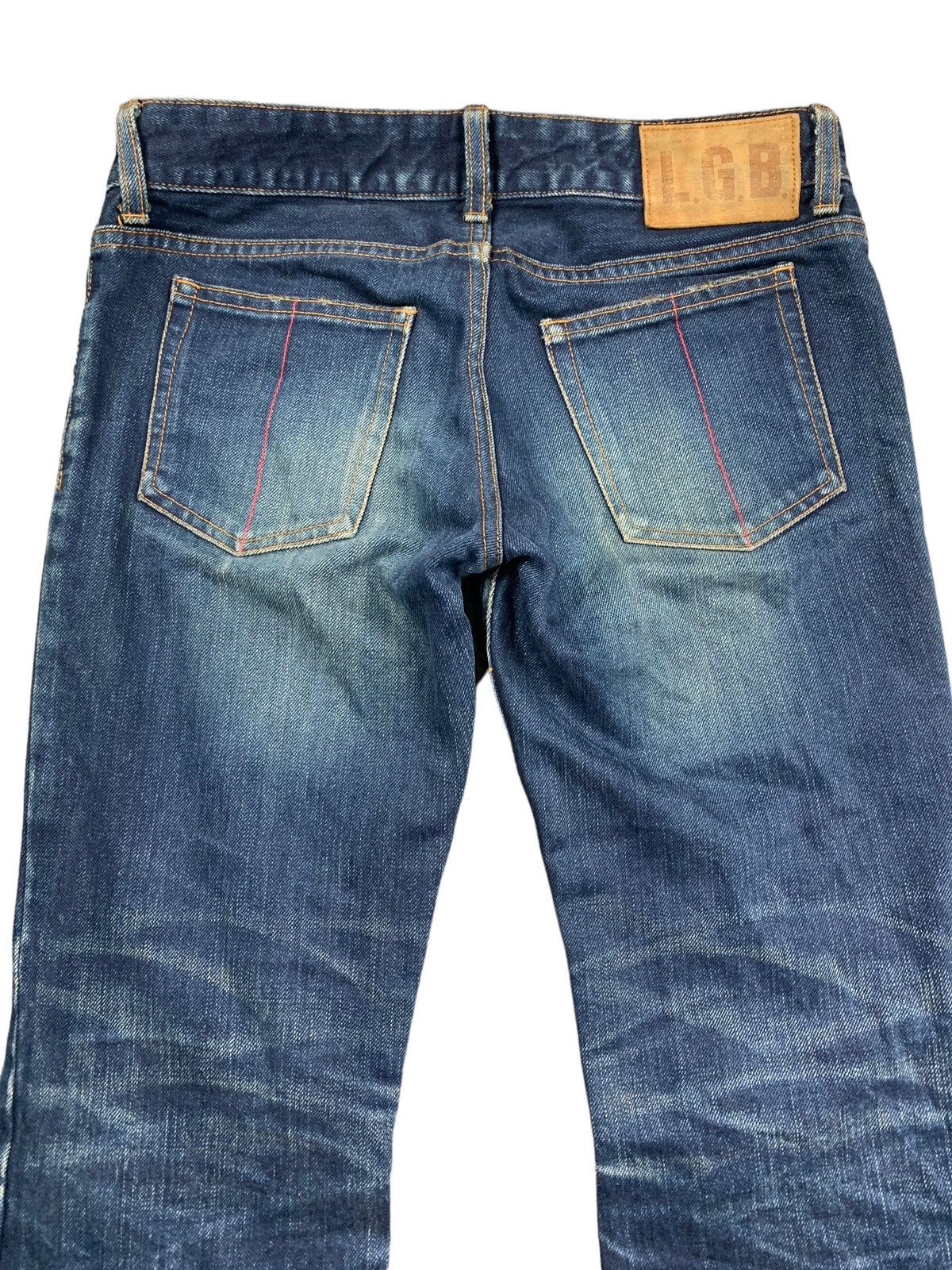 Le Grande Bleu (L.G.B.) L.G.B Mudwash Super Flared Denim Size US 27 - 11 Thumbnail