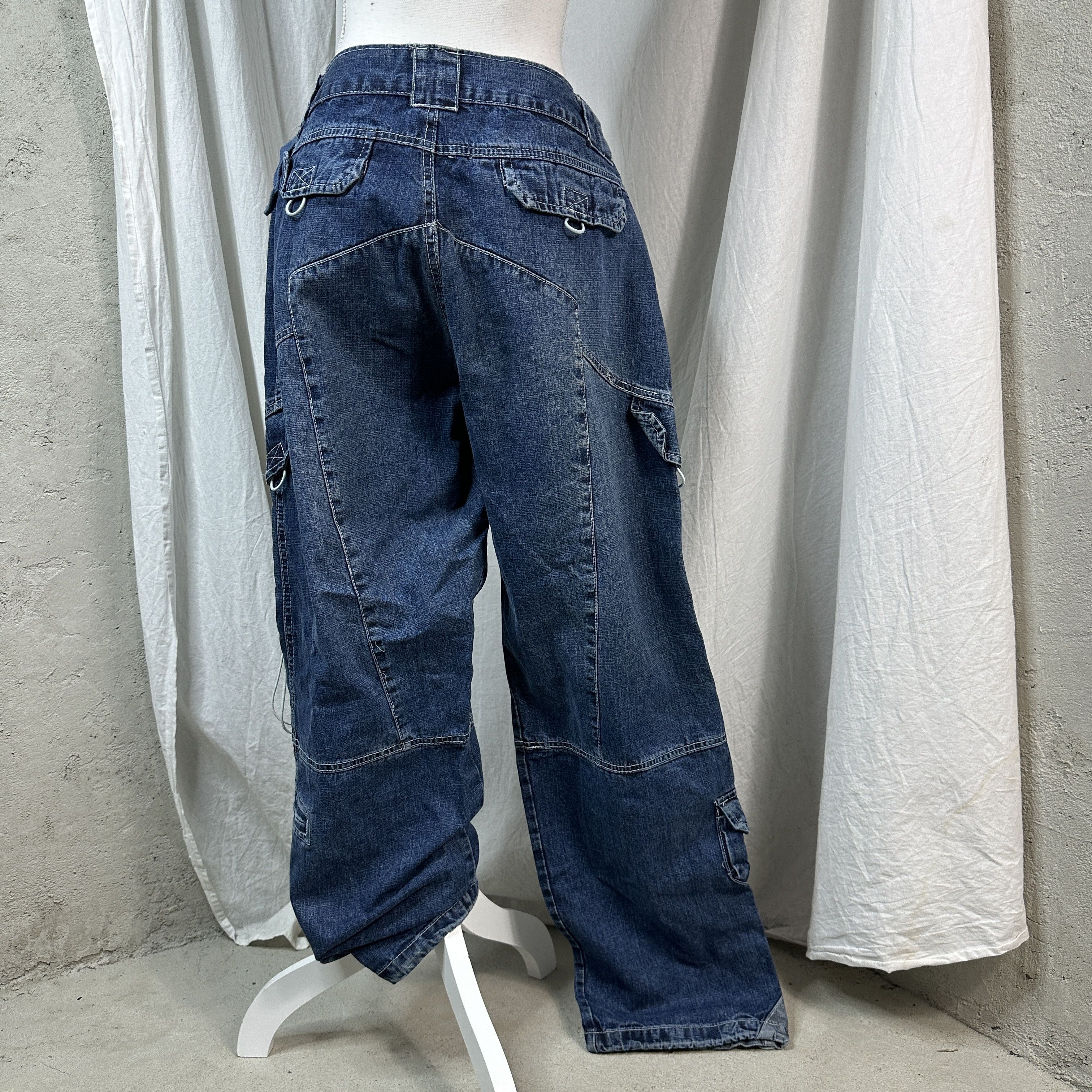 Vintage Vintage Wide Leg Hip-Hop Y2K Jeans Size US 36 / EU 52 - 10 Thumbnail
