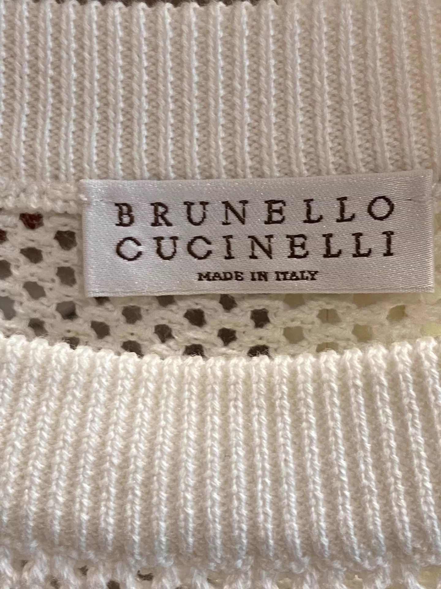 Brunello Cucinelli Brunello Cucinelli Subtle Openwork Sweater Size S Size S / US 4 / IT 40 - 3 Thumbnail