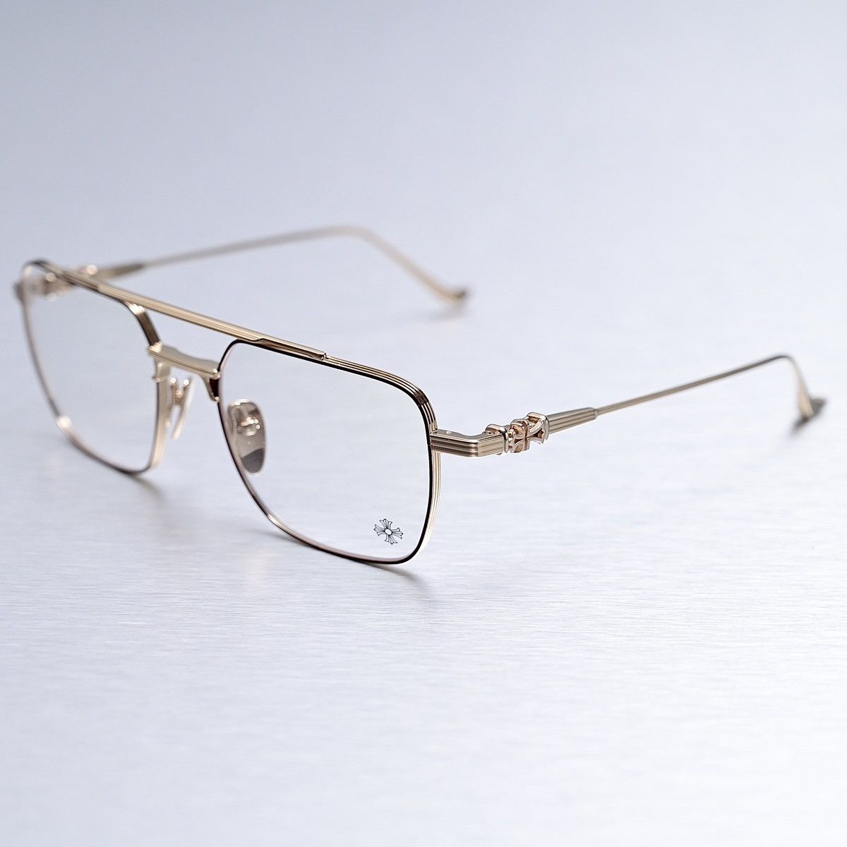 Chrome Hearts CHROME HEARTS MAGNUM II BORDELLO GOLD PLATED GLASSES Size ONE SIZE - 2 Thumbnail