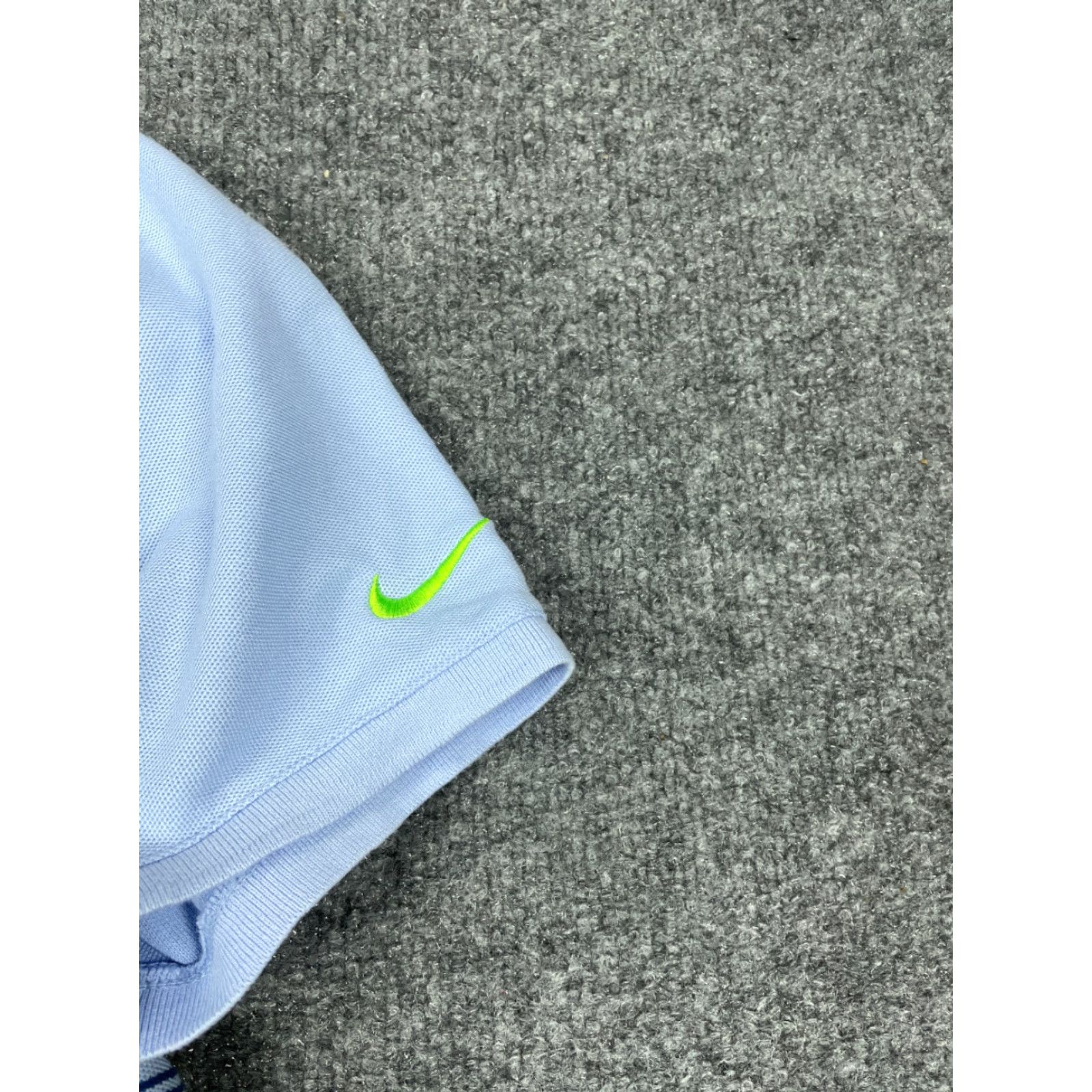 Nike Nike Dri-Fit Polo Shirt Adult Large Blue Striped Polo Shirt Nike Dri-FIT Golf Casual Activewear Mens Size US L / EU 52-54 / 3 - 7 Thumbnail