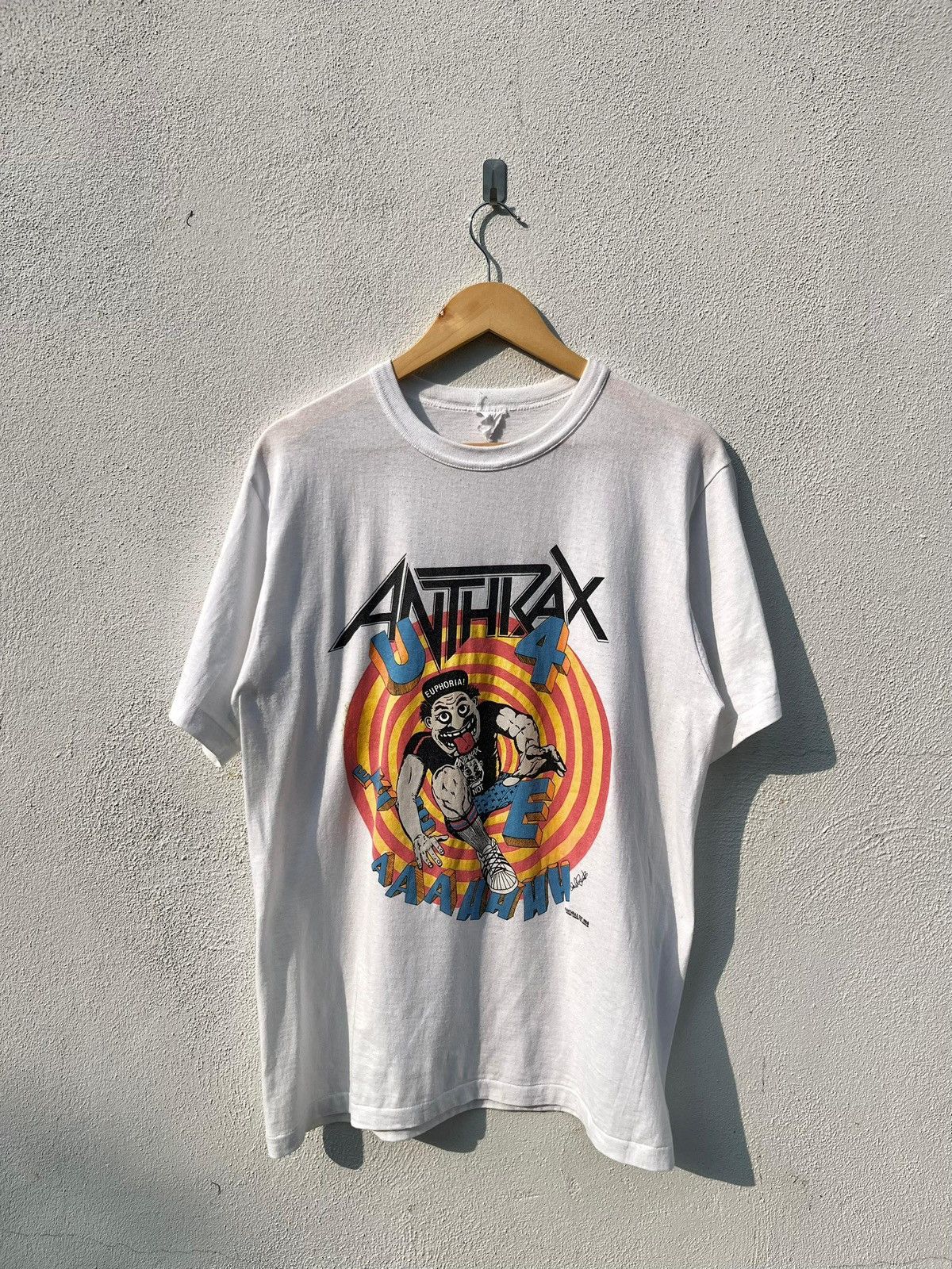Other ANTHRAX "Euphoria" Vintage 1988 Canada by Brockum BandTshirt Size US L / EU 52-54 / 3 - 1 Thumbnail