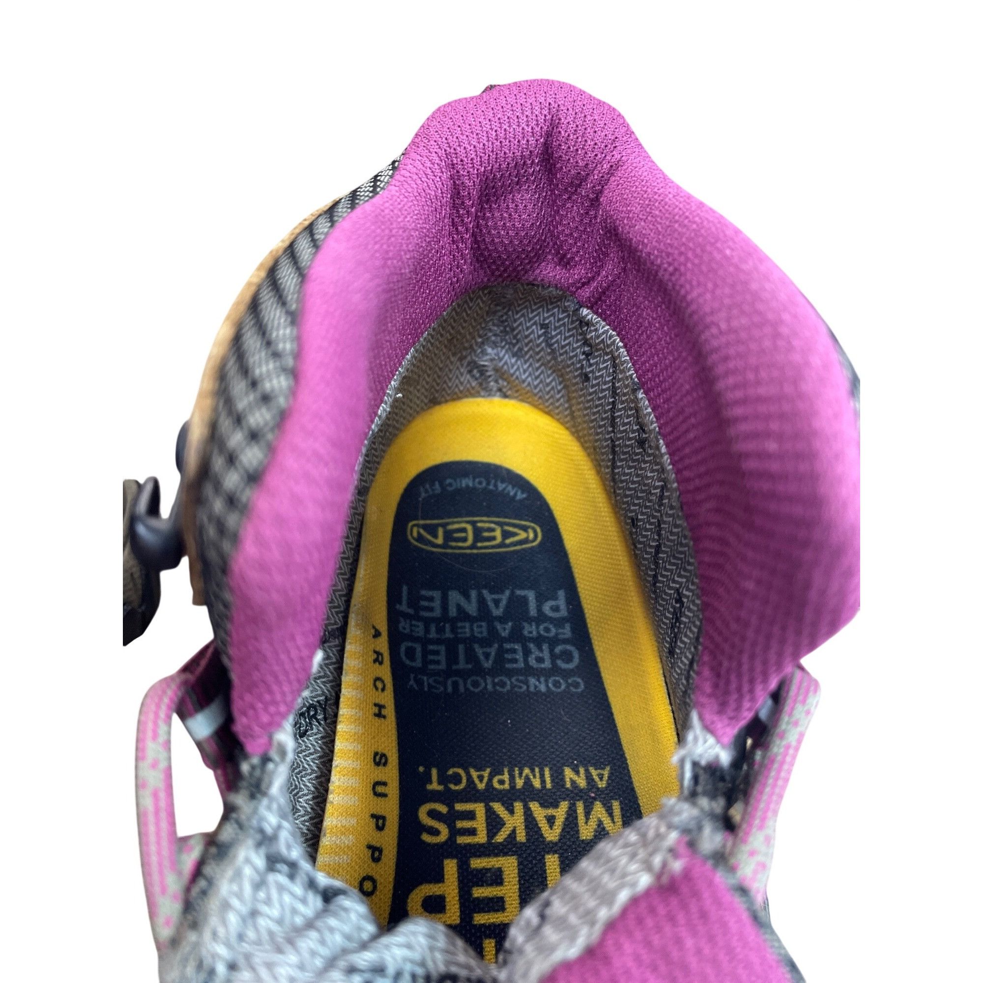 KEEN Keen Dry Womans Brown Pink Suede Waterproof Hike Boots Sz 10 Size US 10 / IT 40 - 9 Thumbnail