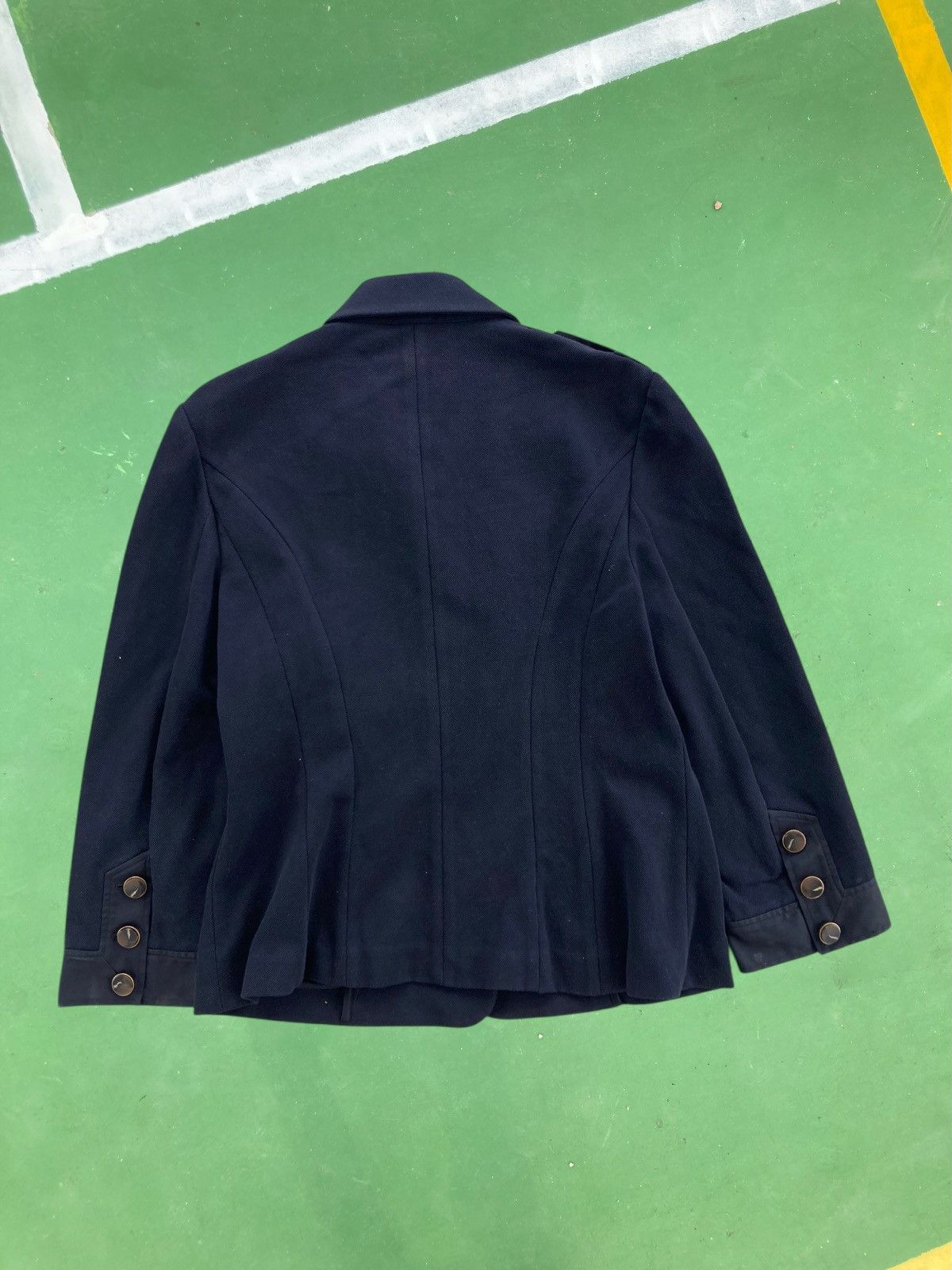 Diane von Furstenberg Structured Utility Blazer with Button Details Bondage Jacket Size M / US 6-8 / IT 42-44 - 2 Thumbnail
