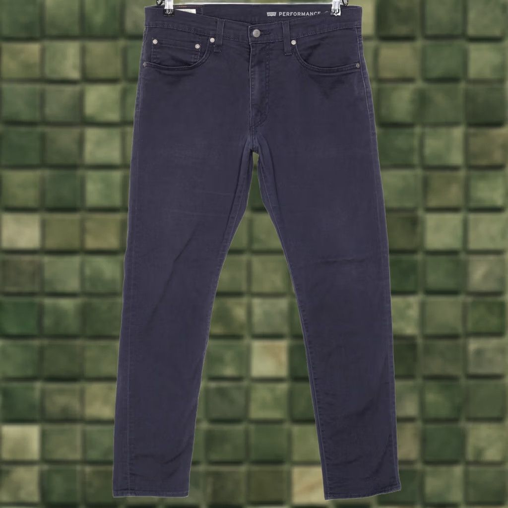 Levi's LEVI’S 512 PREMIUM Big E Slim Tapered Pants Trousers Men Size W34 L32 DZ7120 Jeans 34/32 Blue Slim 5-Pocket CasualMens Size US 34 / EU 50 - 1 Thumbnail