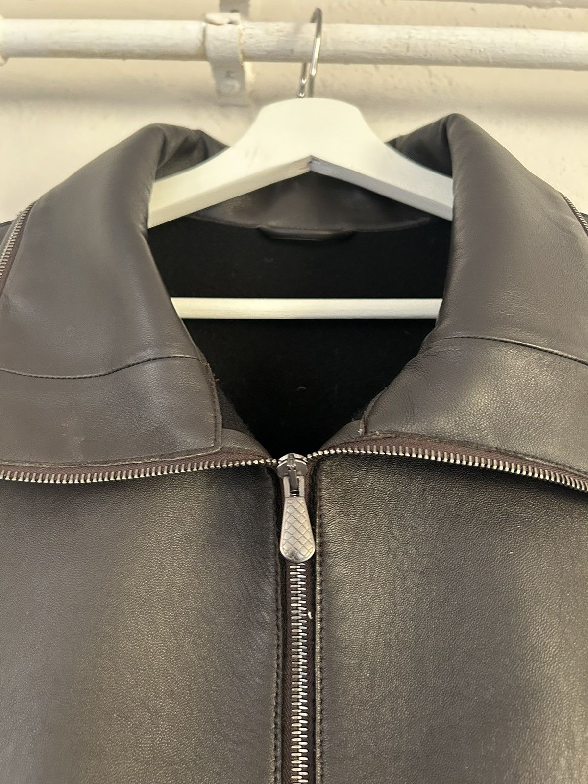 Bottega Veneta Leather Jacket with Detachable Hood Size US M / EU 48-50 / 2 - 8 Thumbnail
